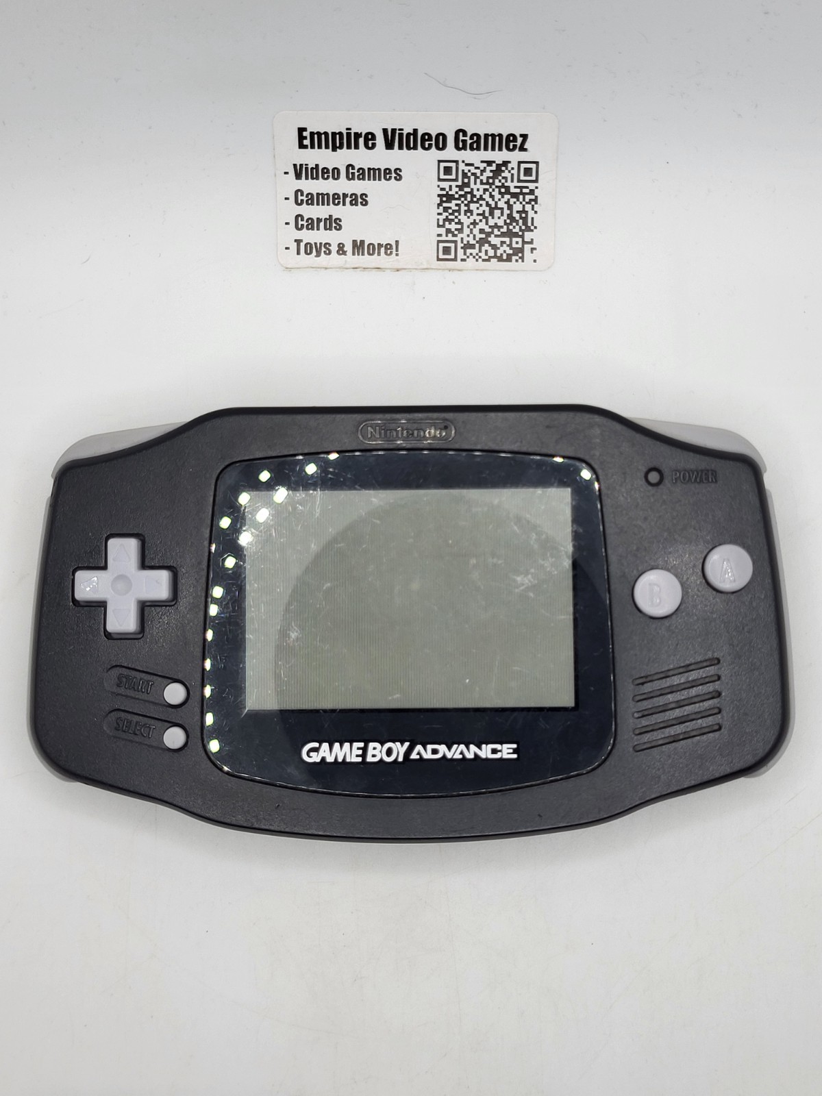 Nintendo Game Boy Advance Gaming Console – Black W/Battery Cover – Tested, Works