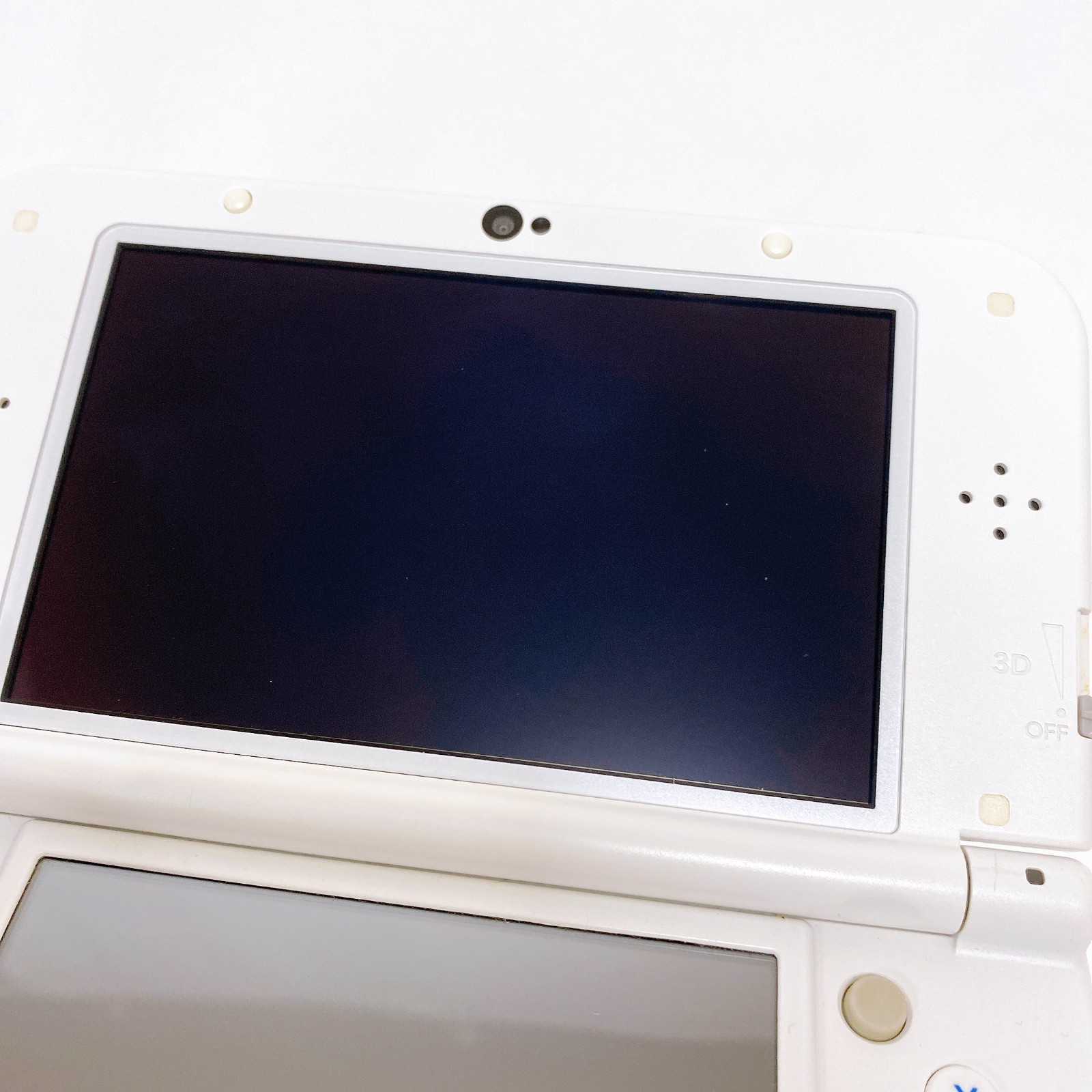 New Nintendo 3DS XL LL Pearl White Console Stylus Japan Tested Working Rank S