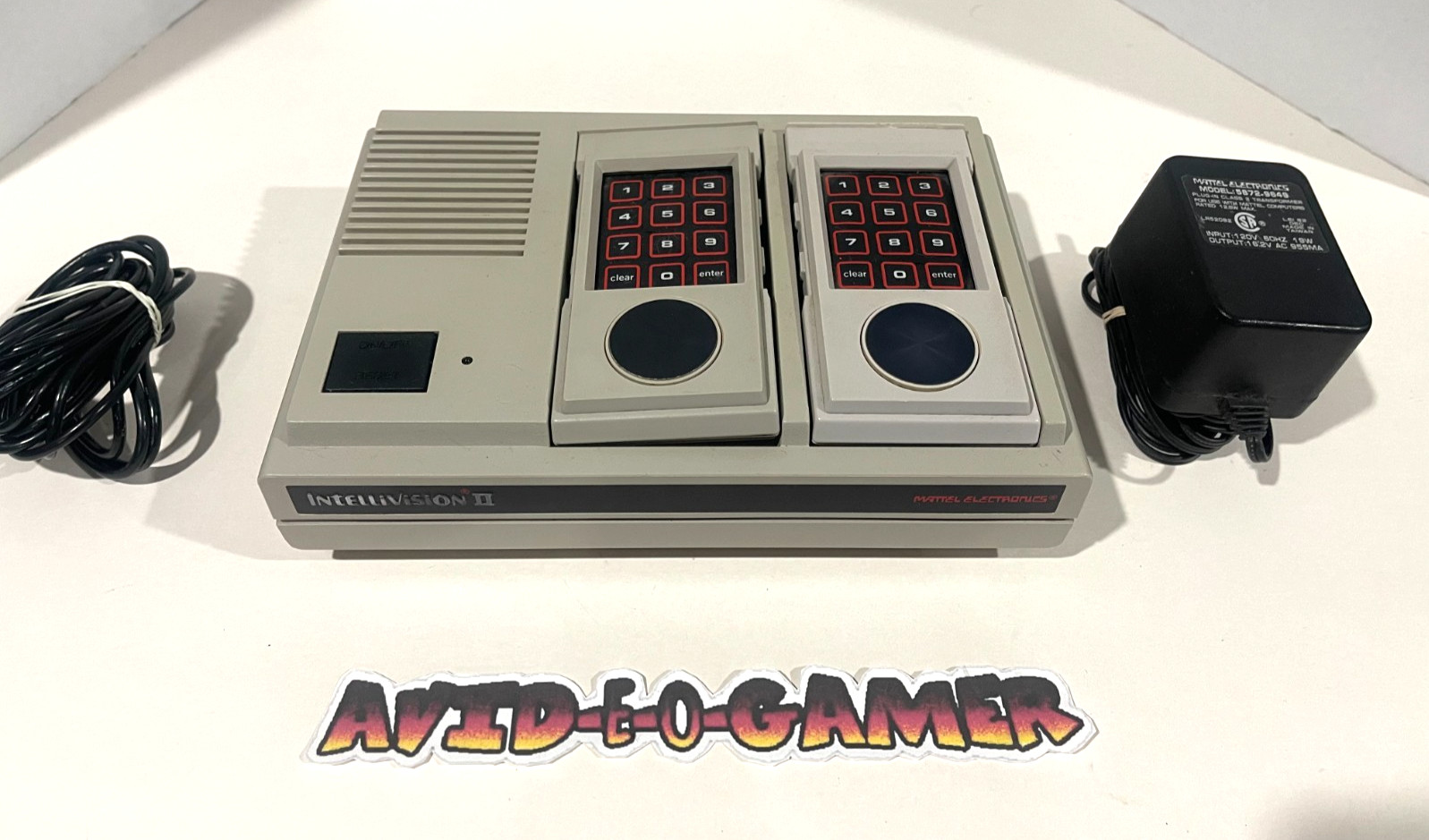 Mattel Intellivision 2 II Console & Controller Mattel w/ Power Tested/Working