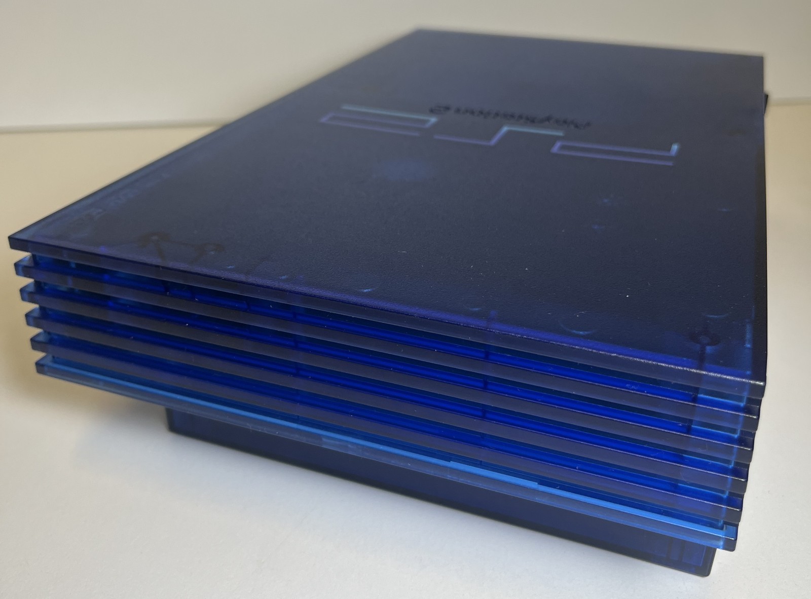 PLAYSTATION 2 LIMITED EDITION OCEAN BLUE SCPH 37000 L JAPAN 2002 CONSOLE