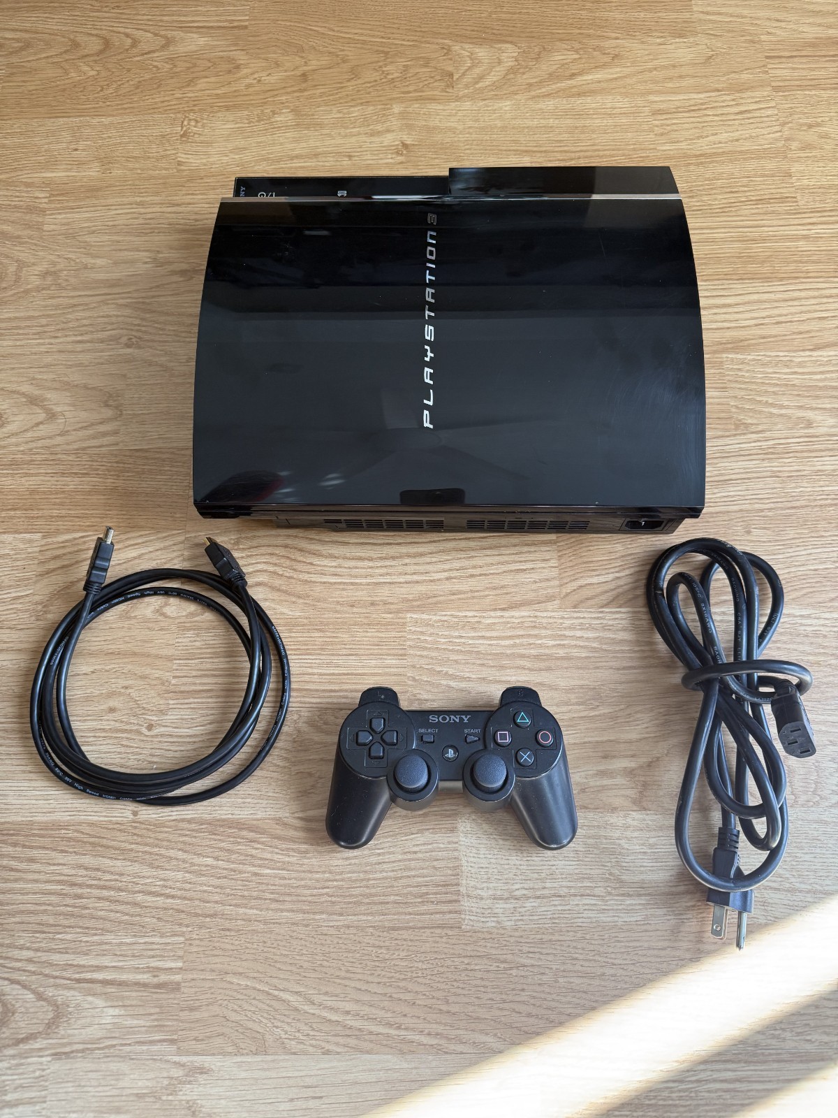 Sony PlayStation 3 PS3 CECHA01 60GB Black Console Tested with NBA Street