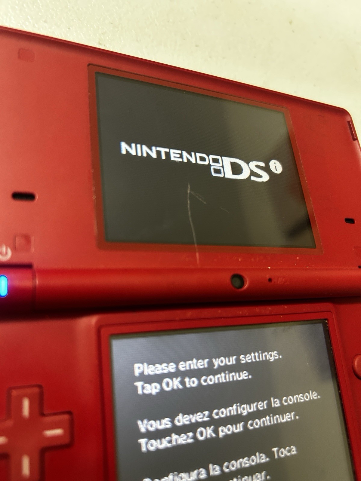 Nintendo DSi Red Handheld Console Tested Has Charger Look At Pics