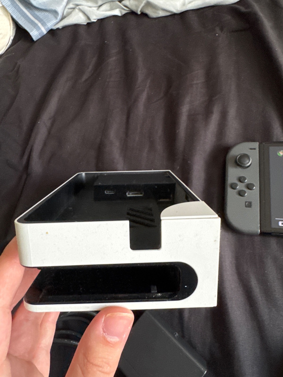 Nintendo Switch OLED Model Handheld Console 64GB – White/Grey