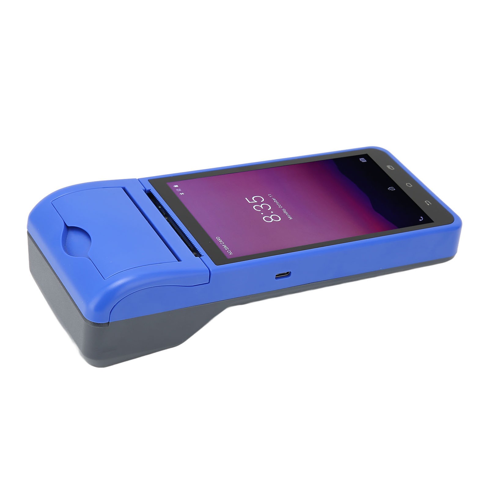 Handheld POS Machine 1280 X 720 HD Screen Thermal Printing Auto Focusing
