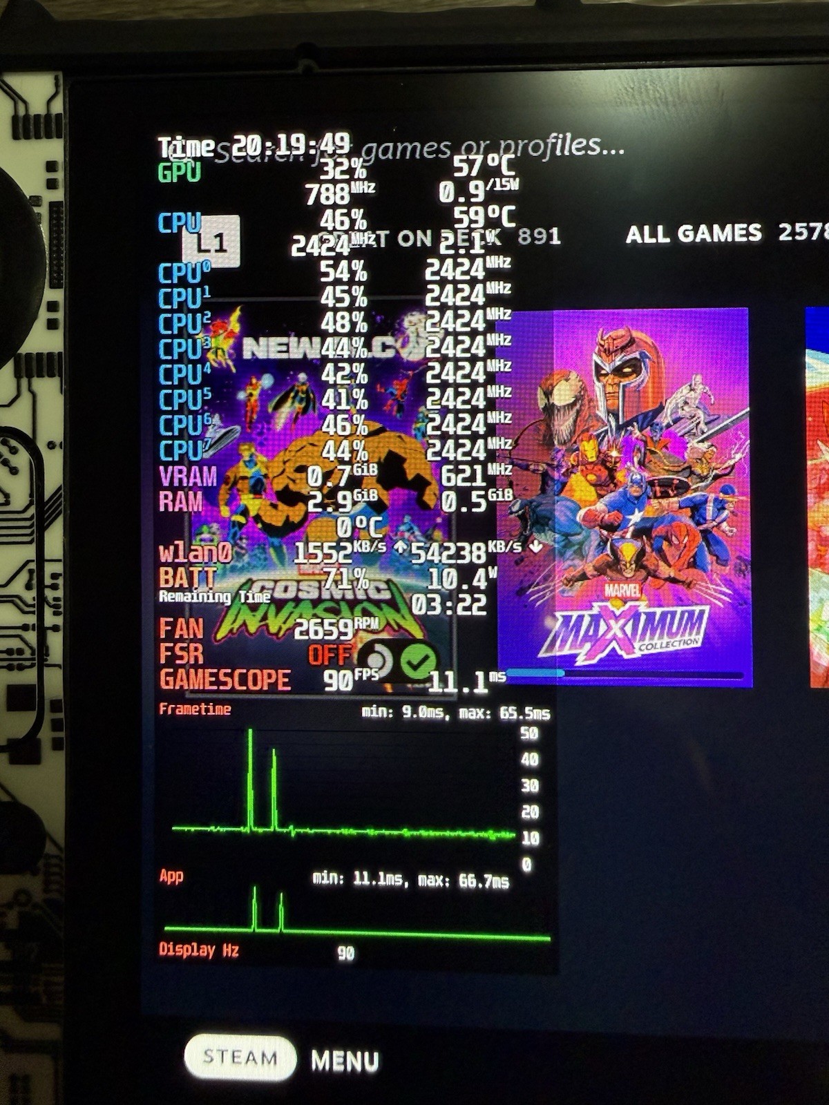 2TB Steam Deck Oled with modifications / Extras