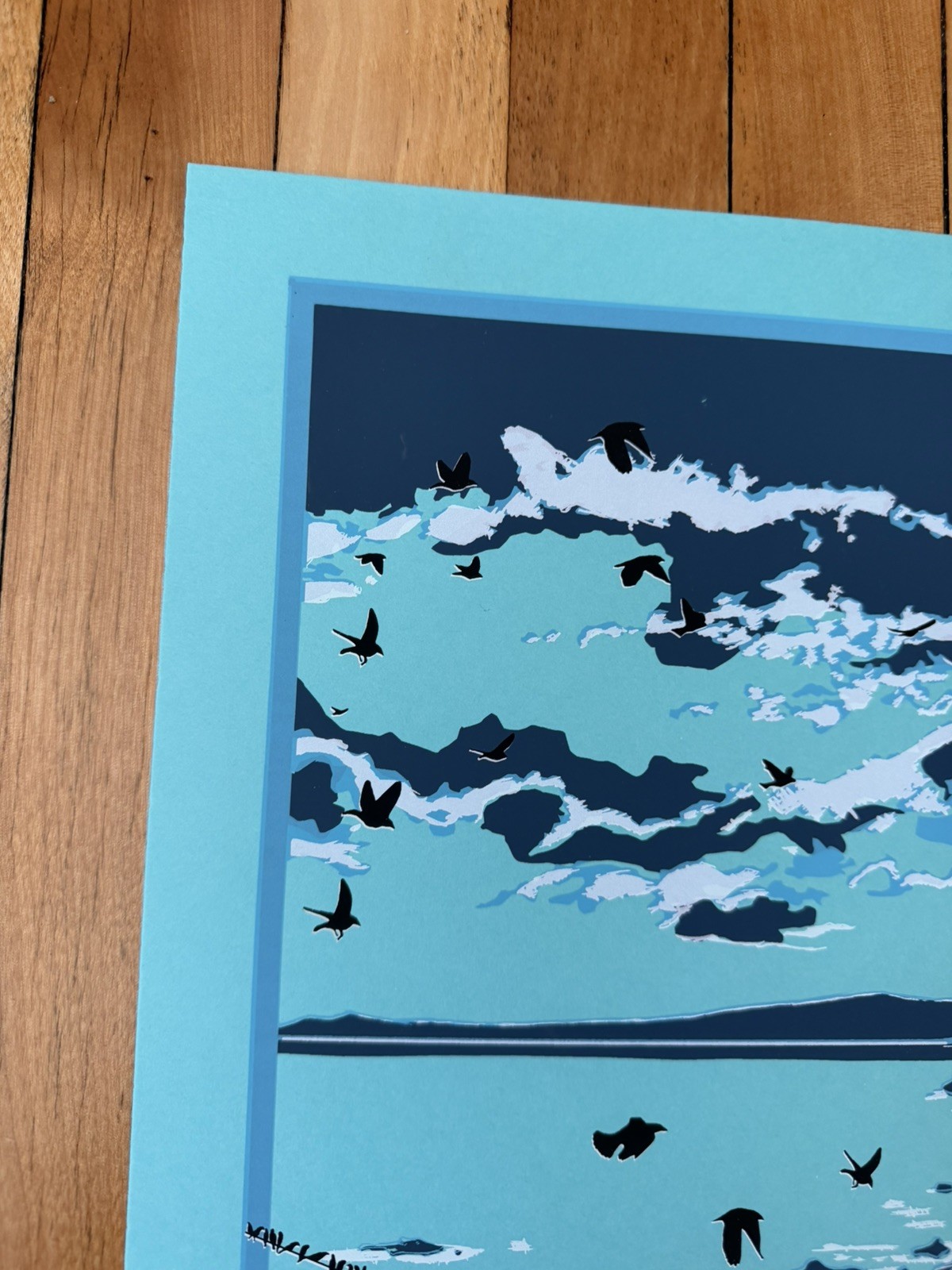 The Birds by New Flesh – Alfred Hitchcock Art Print Poster Mondo 2012 18×24