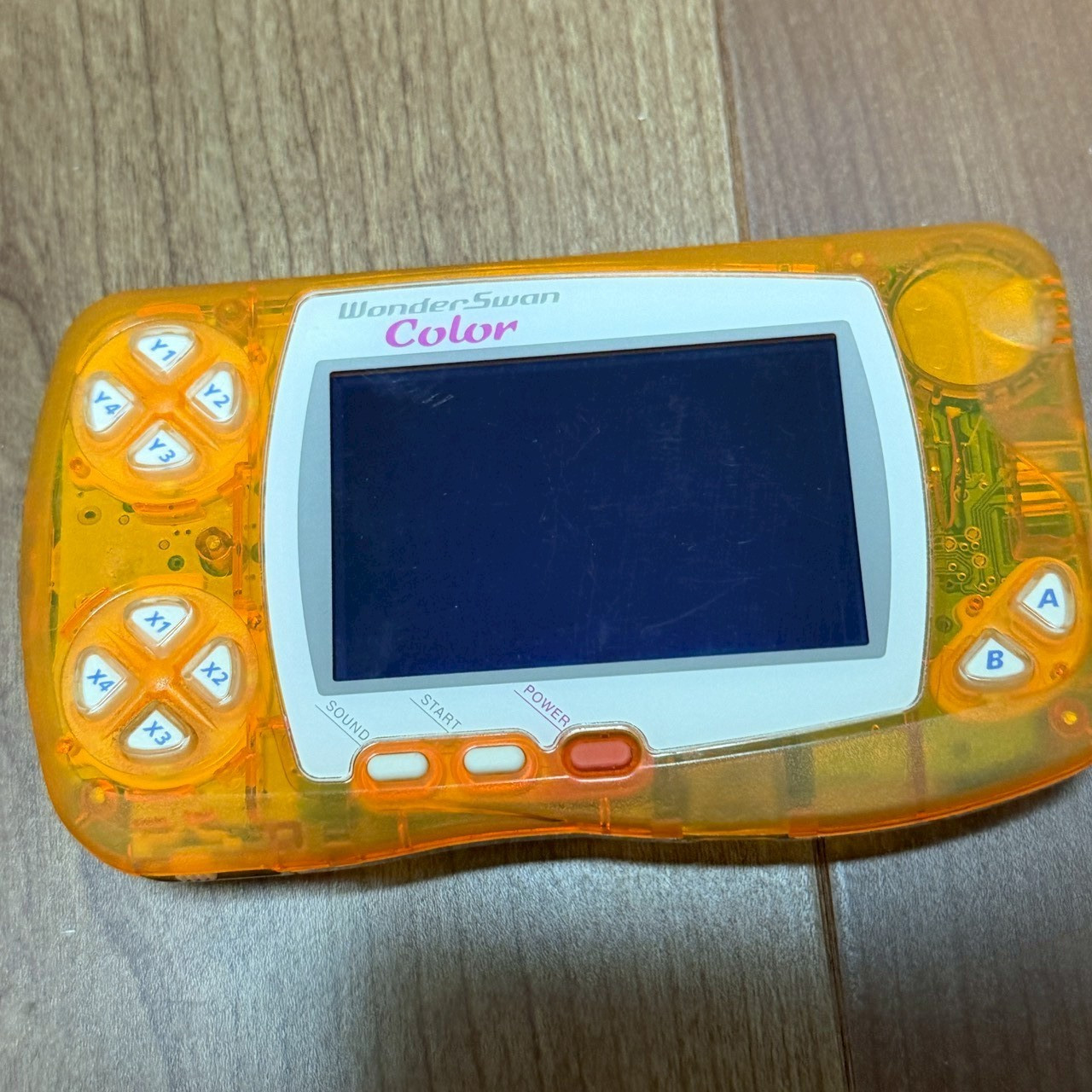 Rare Wonder Swan Color Crystal Orange Bandai Console Japan