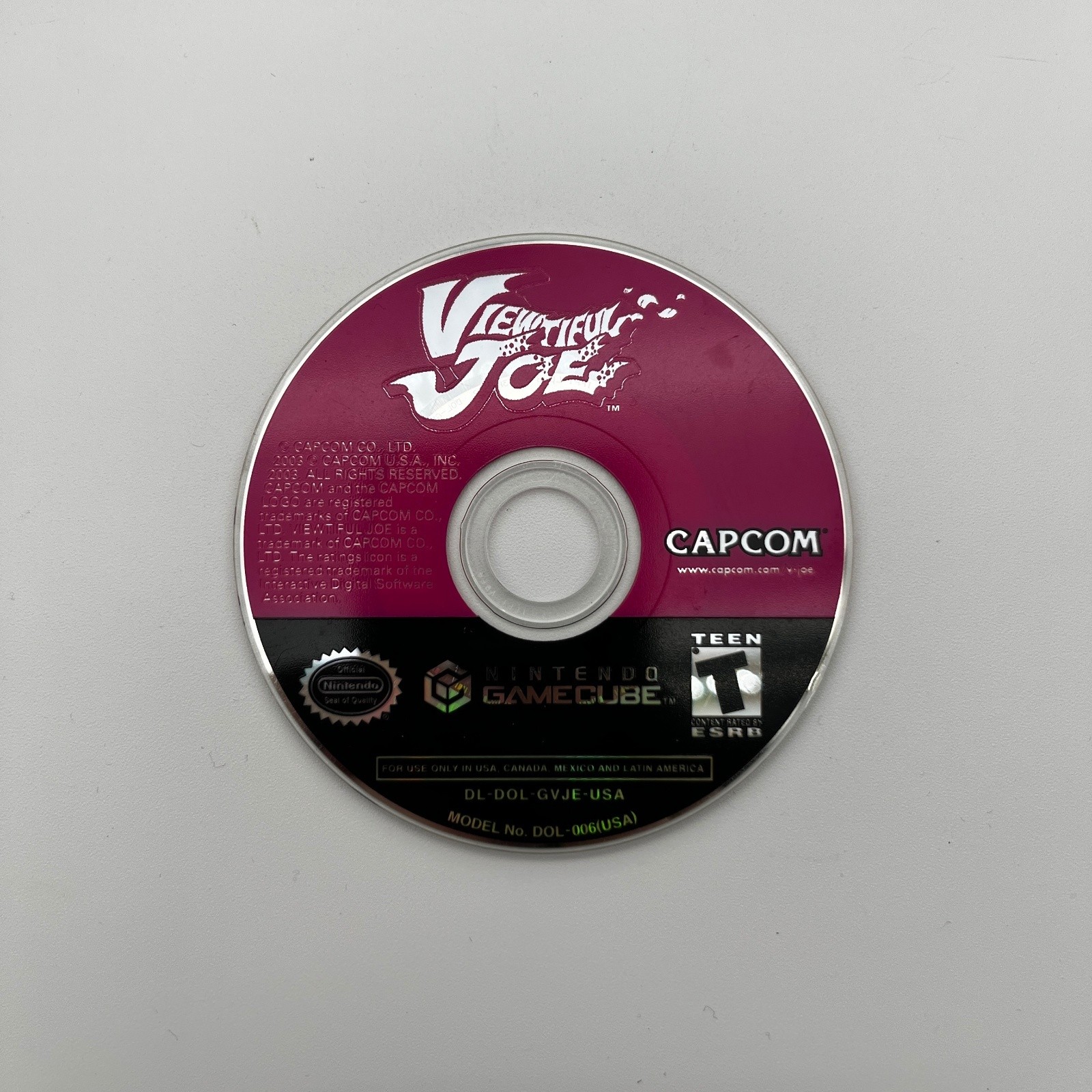Viewtiful Joe (Nintendo GameCube, 2003) Disc Only Tested