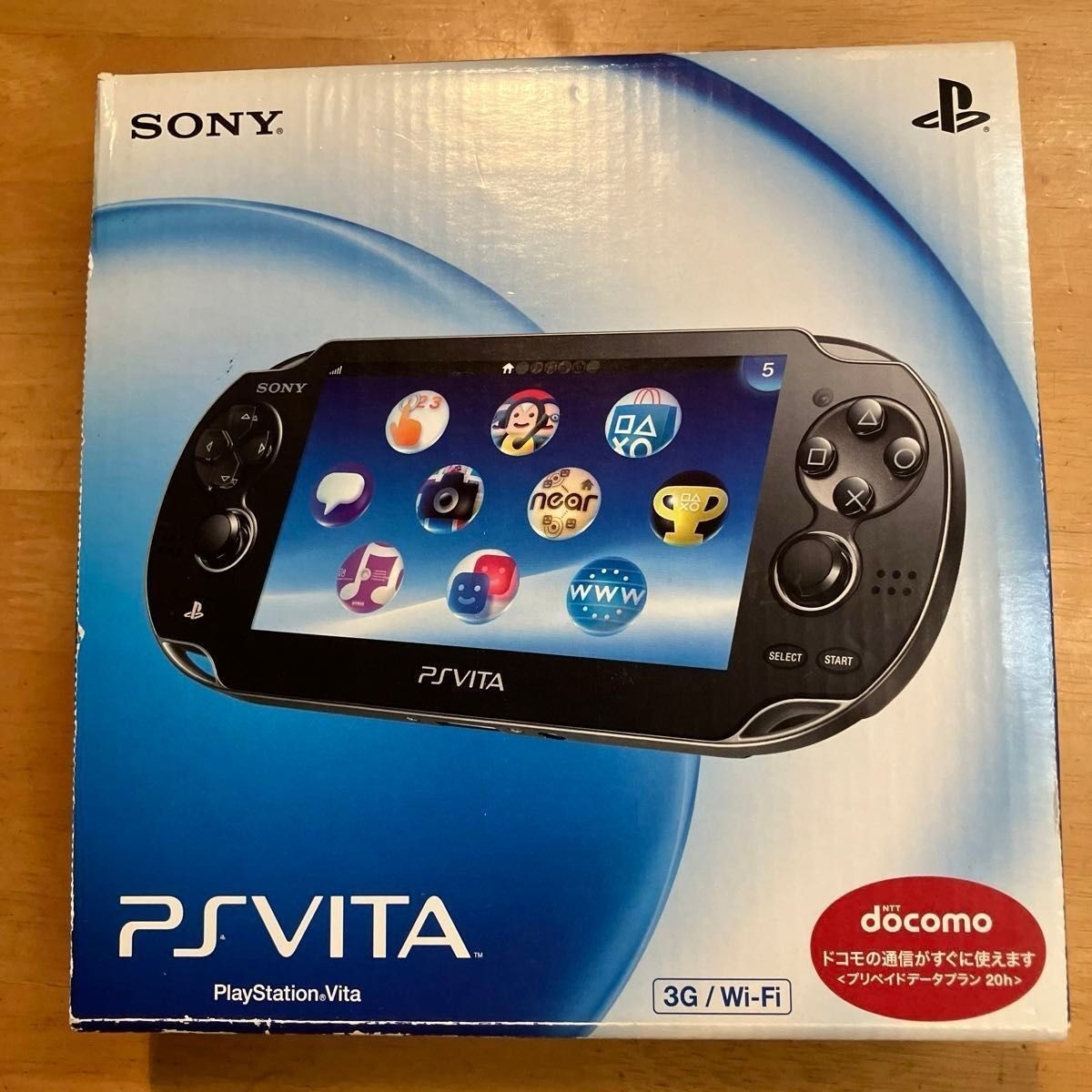 Sony PlayStation Vita PCH-1100 OLED 3G Wi-Fi Crystal Black 16GB Boxed Japan