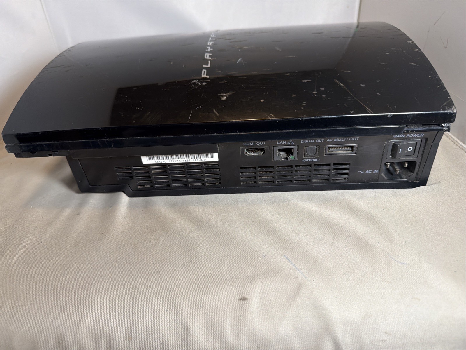 PlayStation 3 Fat Backwards Compatible Console CECHA01, 60gb “For Parts” READ