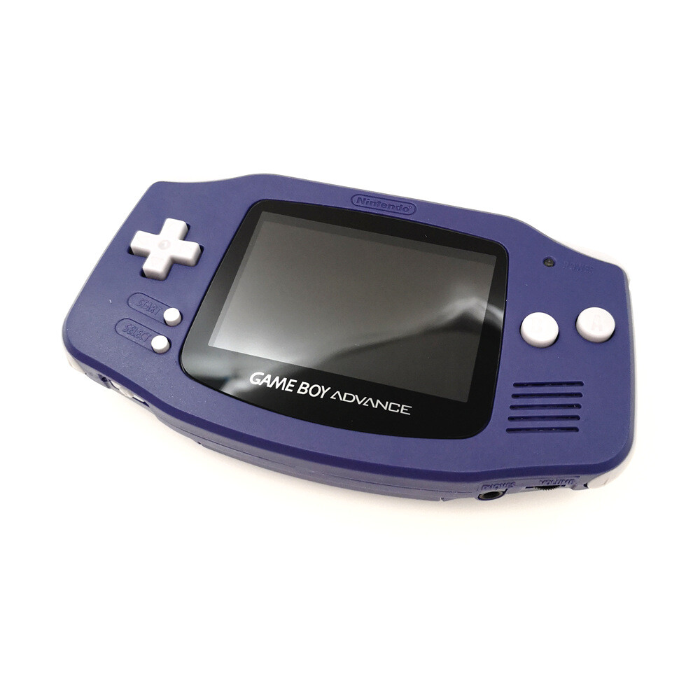 Blue Game Boy Advance with iPS Backlight Backlit LCD MOD GBA Console