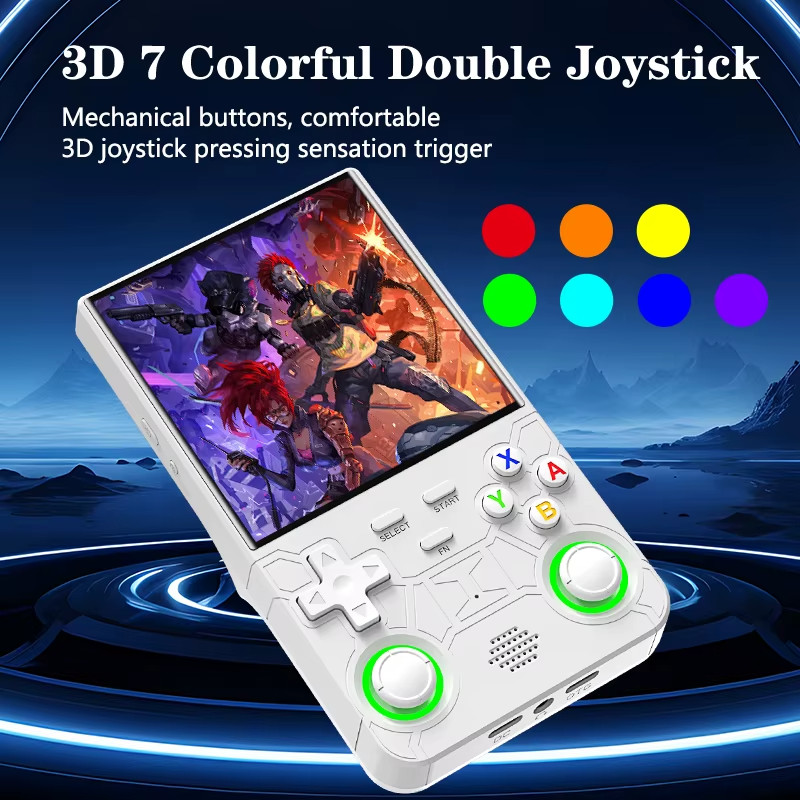 R36 Ultra Retro Handheld Console 4″ IPS 720×720, WiFi, Linux, 20000+ Games HD