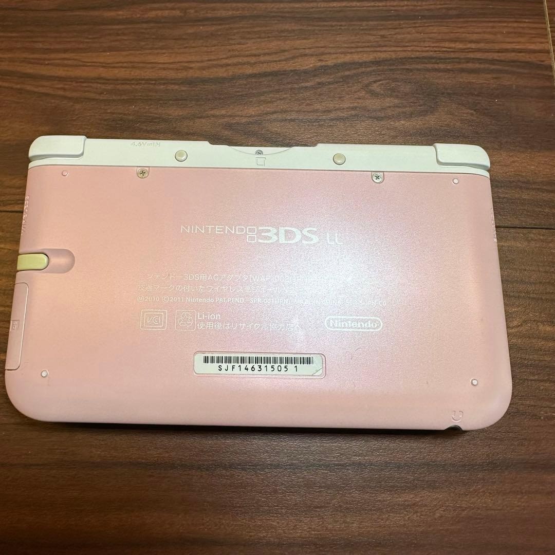 Nintendo 3DSLL Console, Pink x White, 5202 From Japan