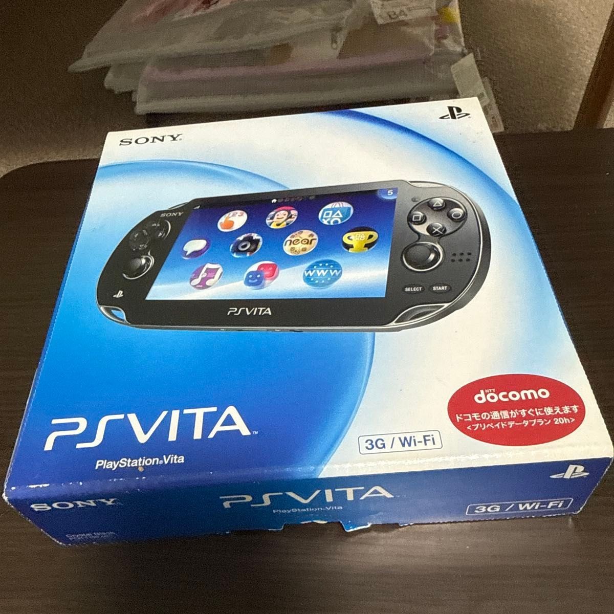 SONY PlayStation Vita PCH 1100 3G Wi Fi model Crystal Black