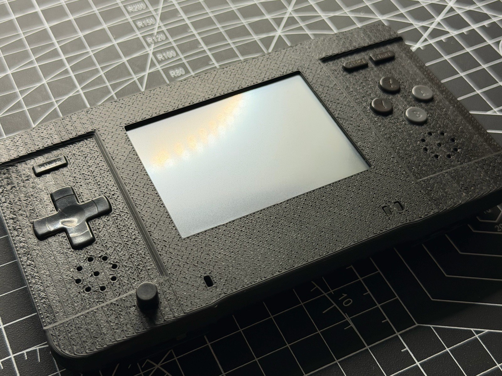 Nintendo DS Mod Gameboy Macro XL For GBA & DS Game – 3D Print Front & Used Back