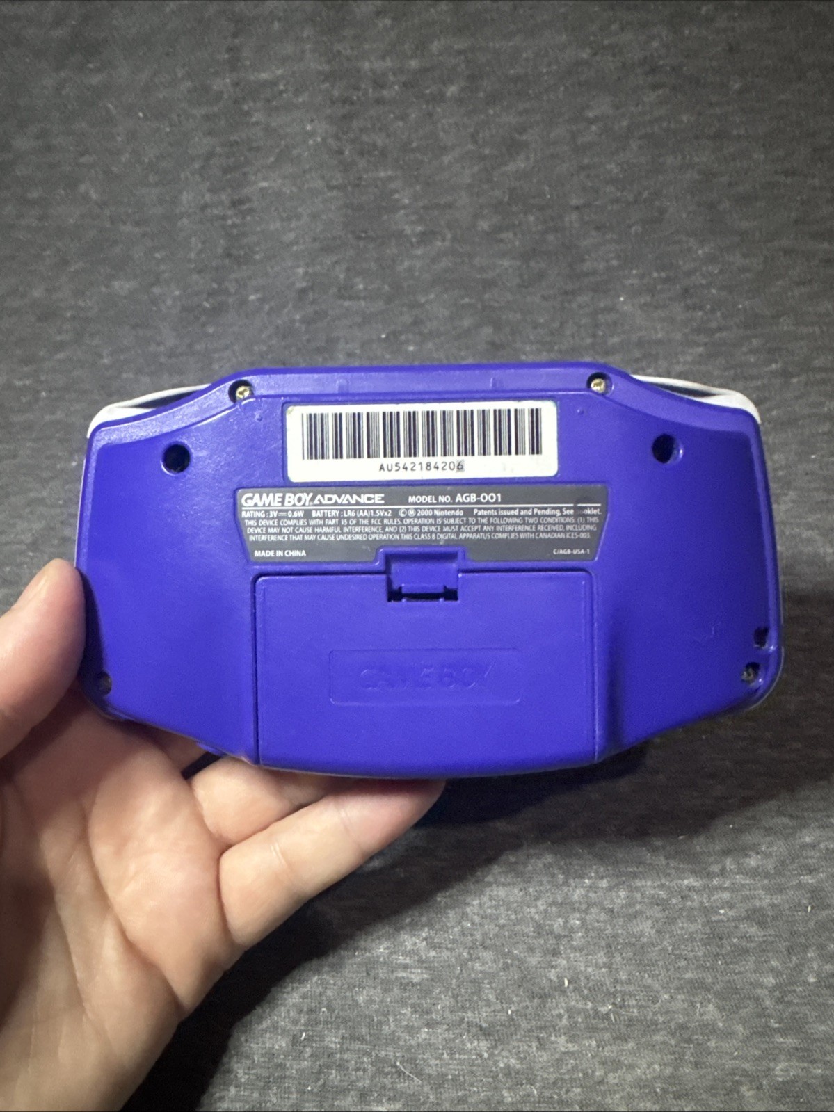 Target Nintendo Game Boy Advance Handheld Indigo AGB-001