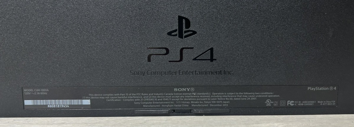 Sony PlayStation 4 500GB Gaming Console – PS4 -Black CUH-1001A (PO1023074)