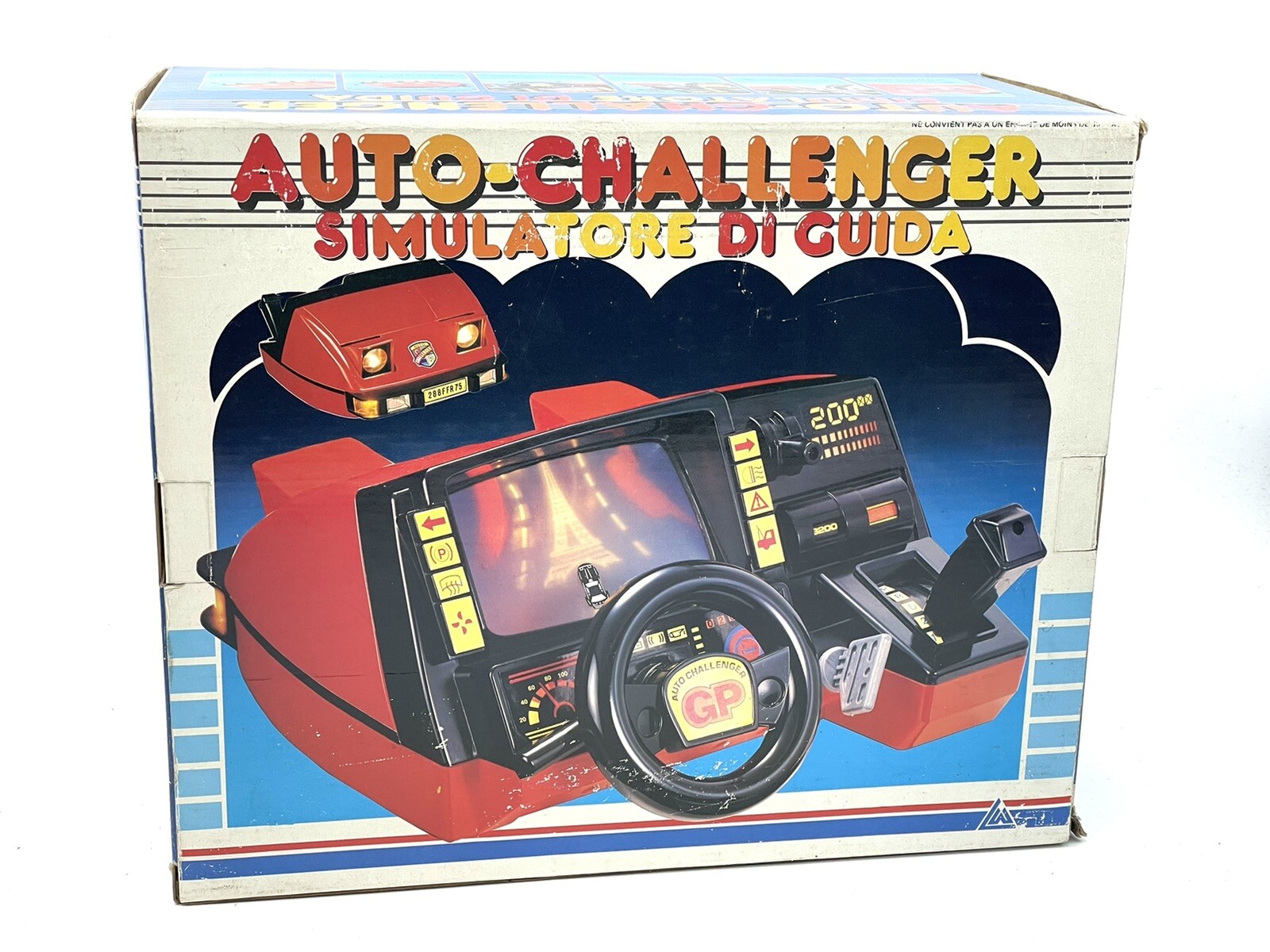 80s# DASHBOARD car challenger gp Racing Liwaco Ferrari Racing Cockpit Turbo #Nu