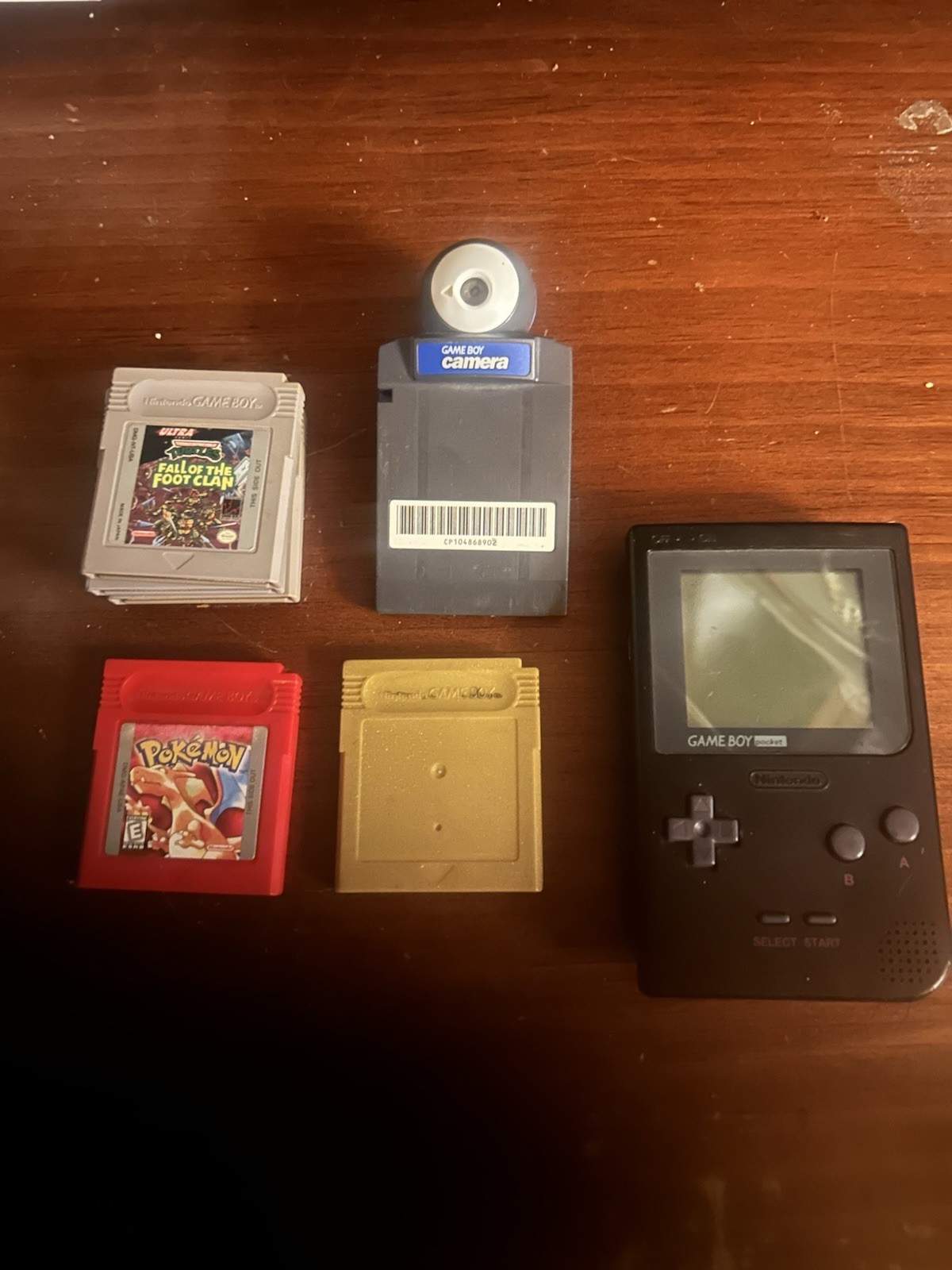 Gameboy Pocket Handheld System With Games