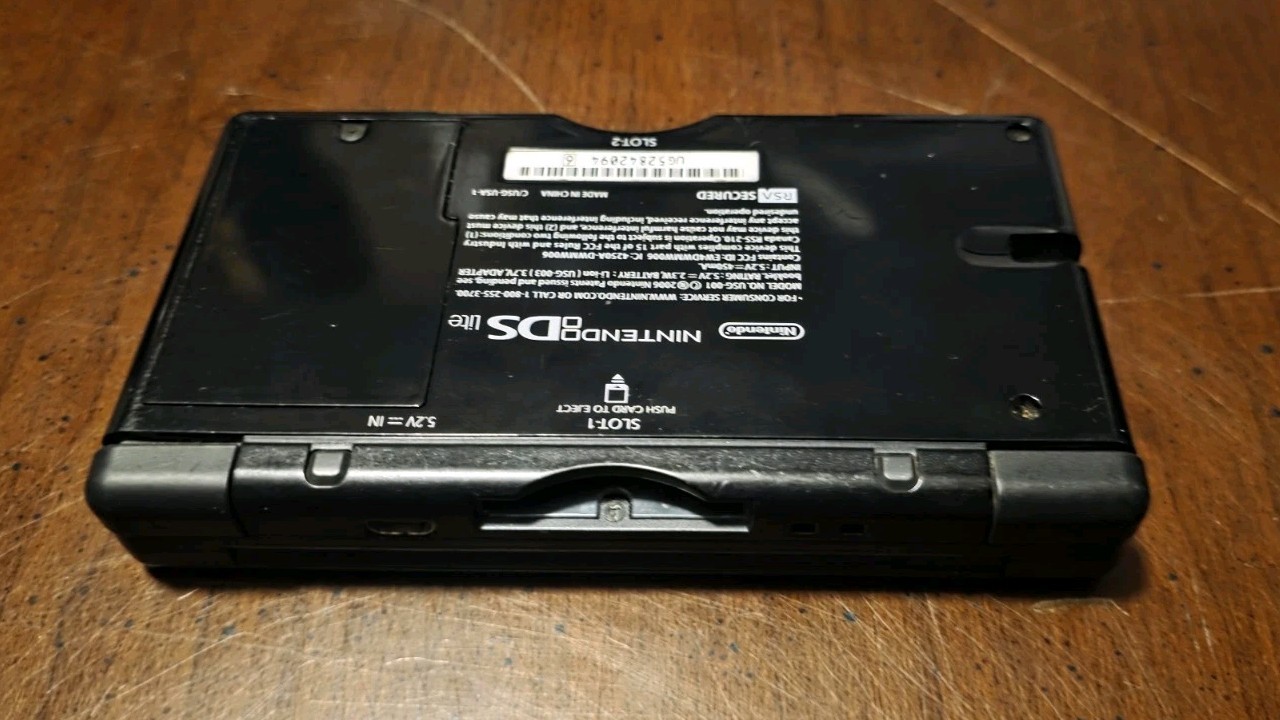 Nintendo DS Lite Console – Black