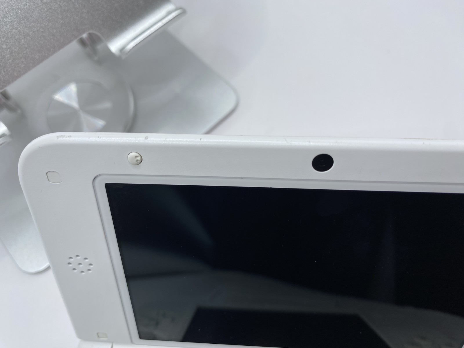 Scratched Nintendo 3DS XL LL Pink White SPR-001 Console