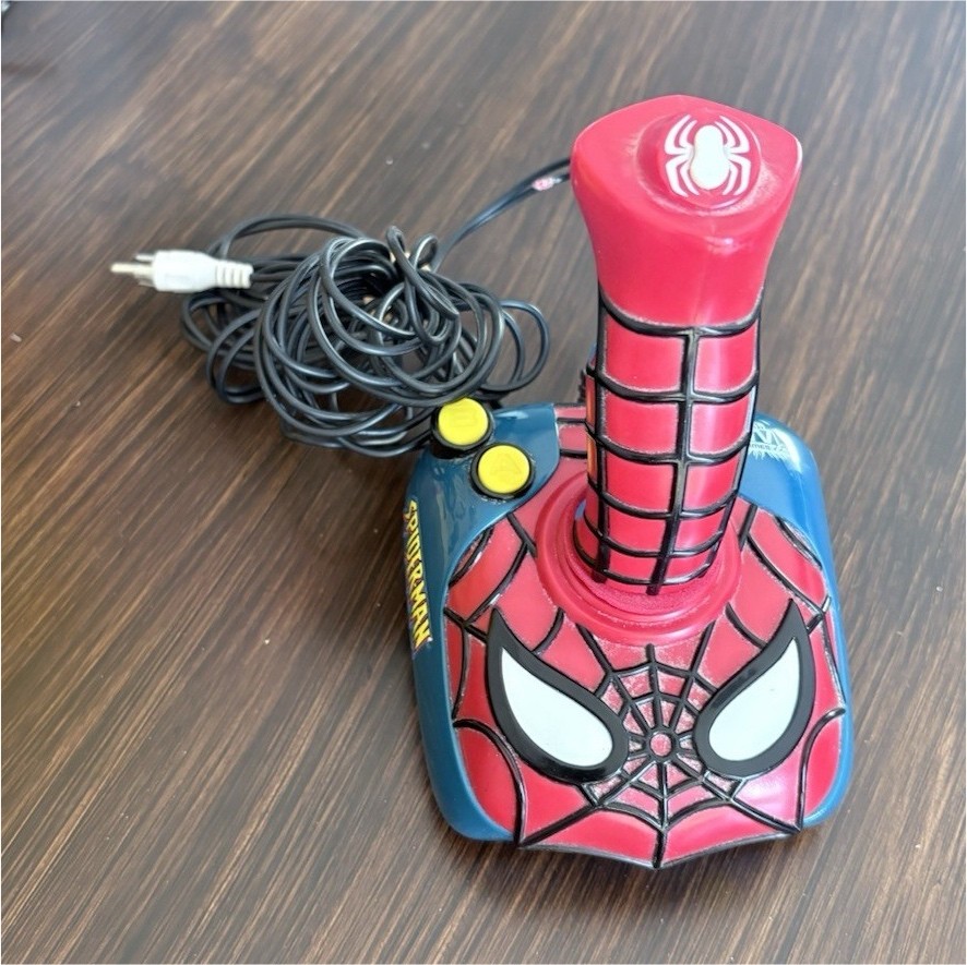 Marvel Spider-Man Plug & Play Microconsole Joystick Red Blue Black Composite RCA