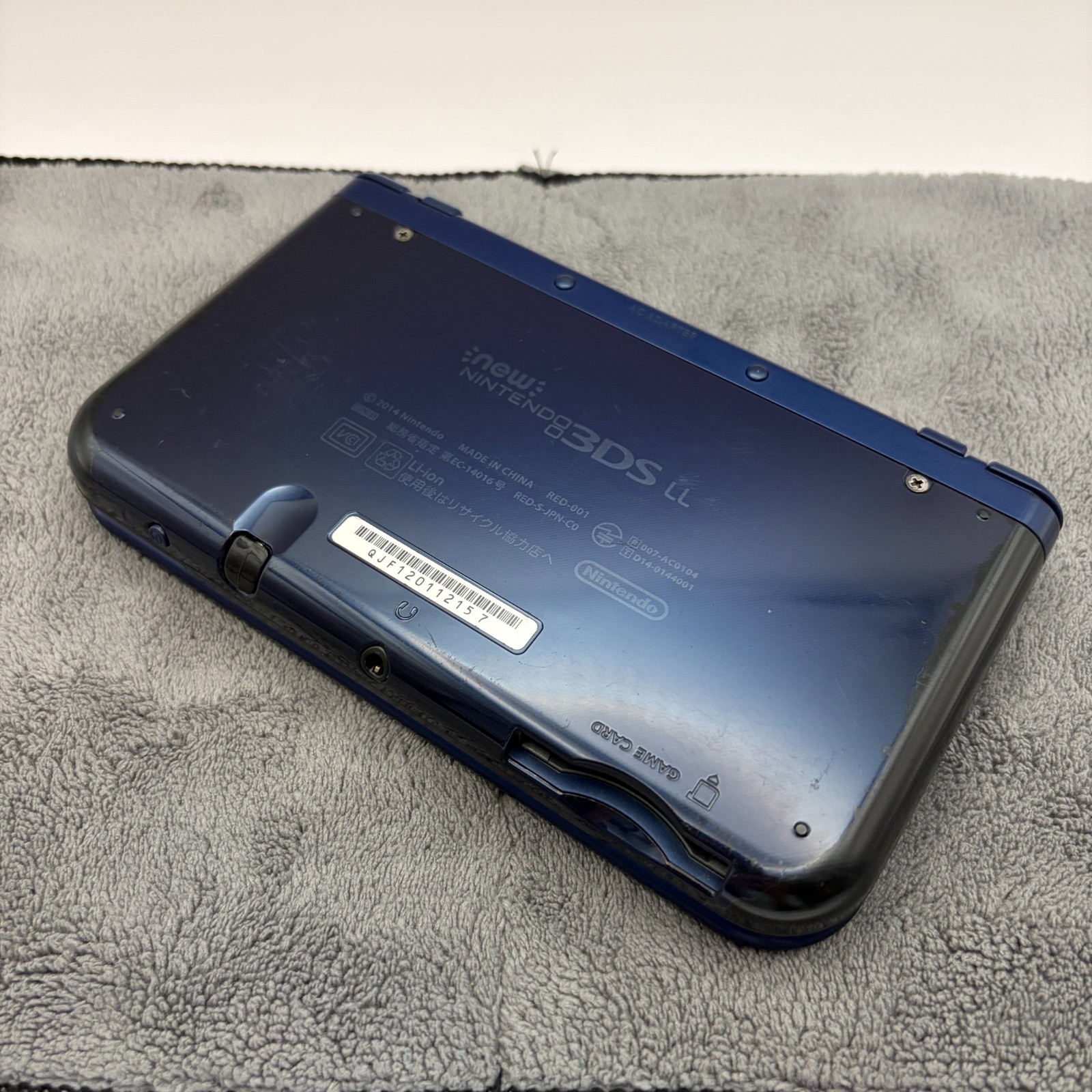 【DUAL IPS】【Excellent5】Rare New Nintendo 3DS LL XL Metallic Blue Game Console