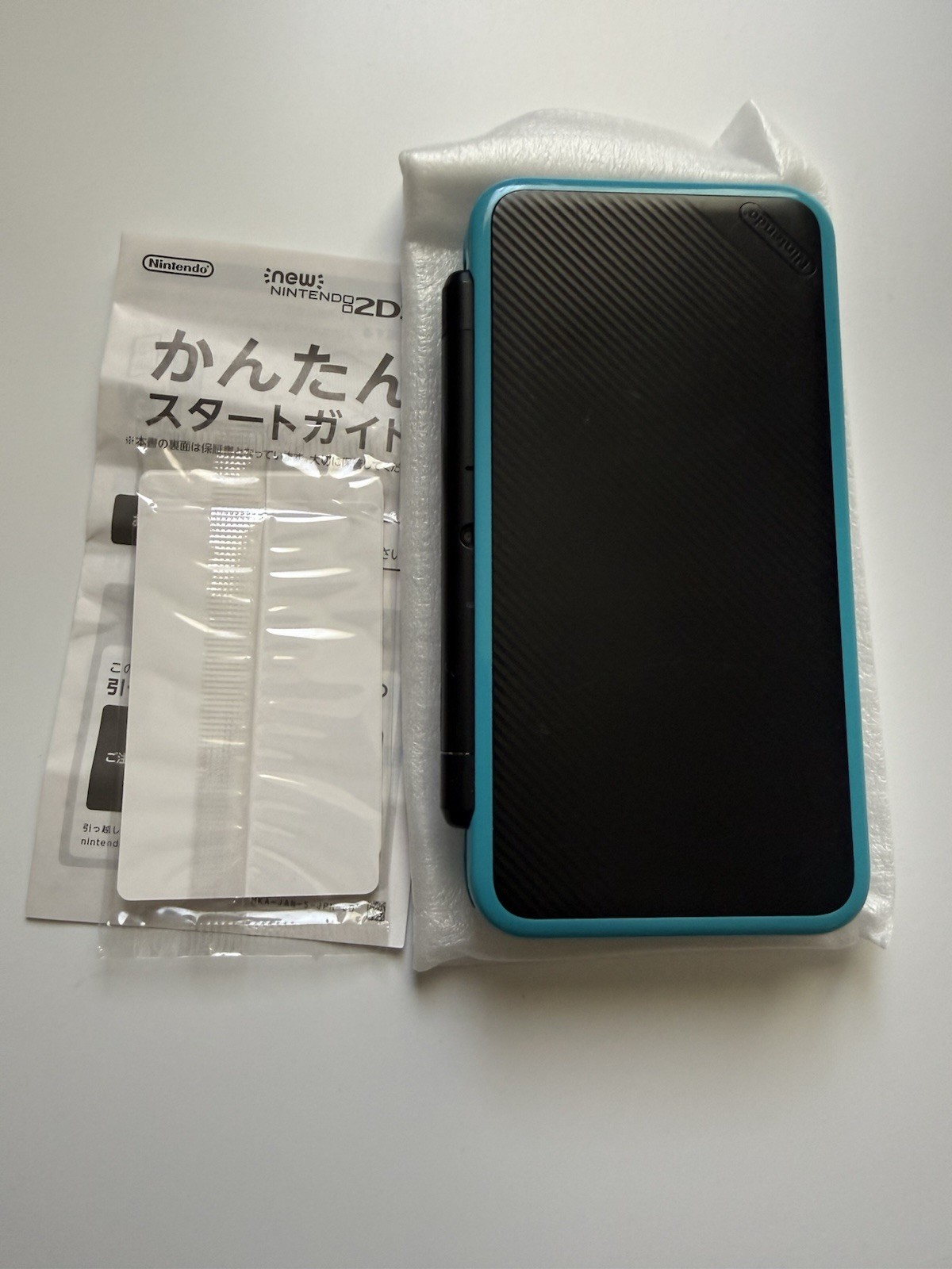 Nintendo 2DS XL LL Black x Turquoise English Region Free 64GB Charger