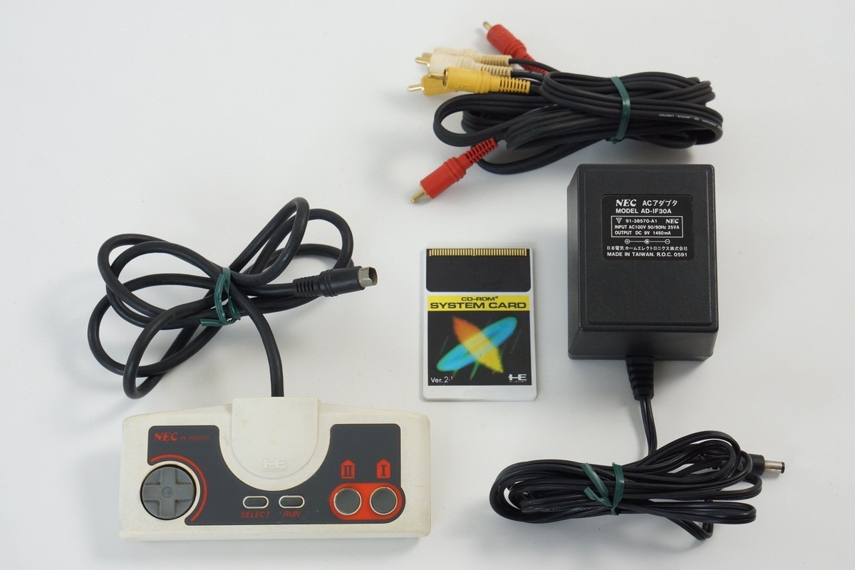PC Engine CD ROM2 CDR-30A wz INTERFACE UNIT IFU-30A Tested System 9Y145254A