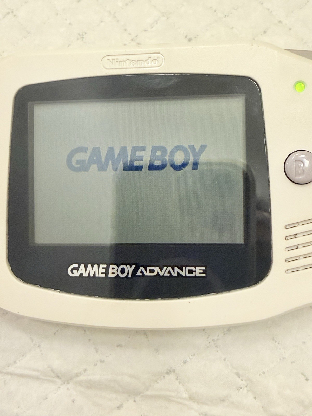 Nintendo Game Boy Advance Gaming Console – White With 8 Games TESTED!