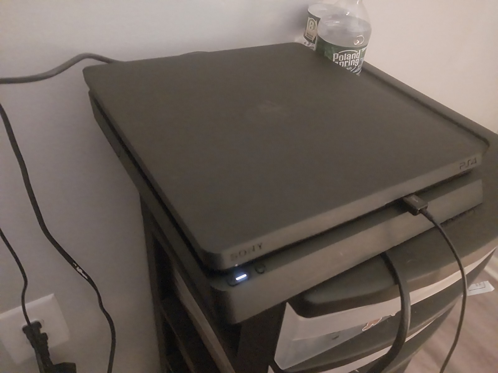 Ps4 Slim 500GB With 9 Games And Power Cord No Controller Fair Condition