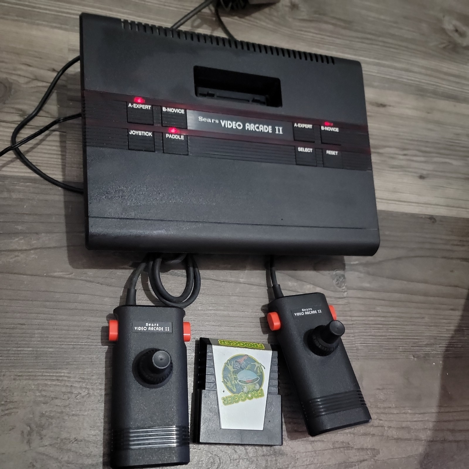 Atari 2600 Sears Video Arcade II Console System w/ Original Controllers Tested
