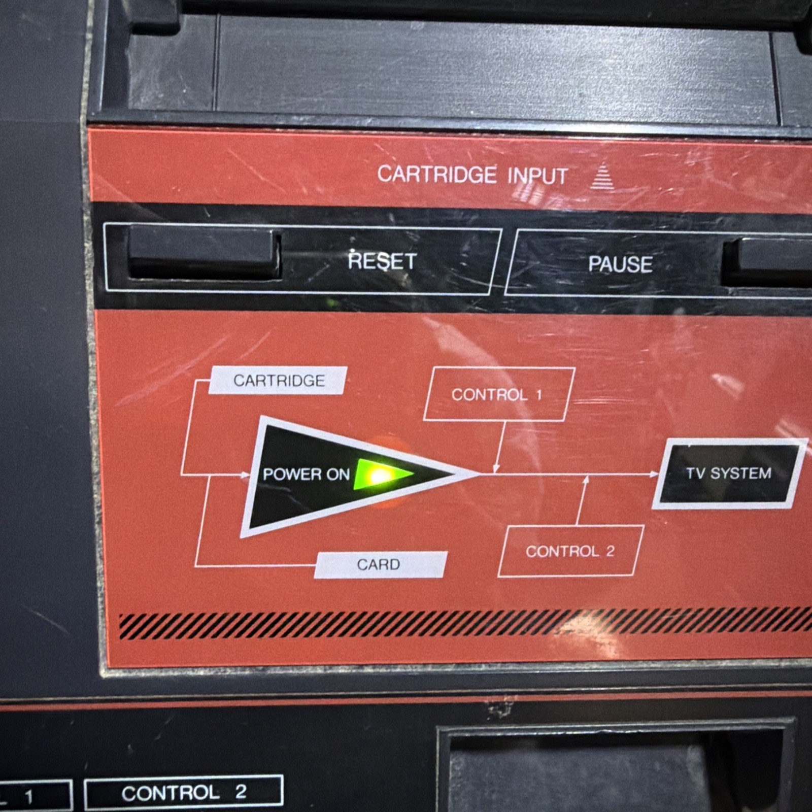 SEGA Master System Console With Auto Switcher Adapter OEM Power TESTED WORKING