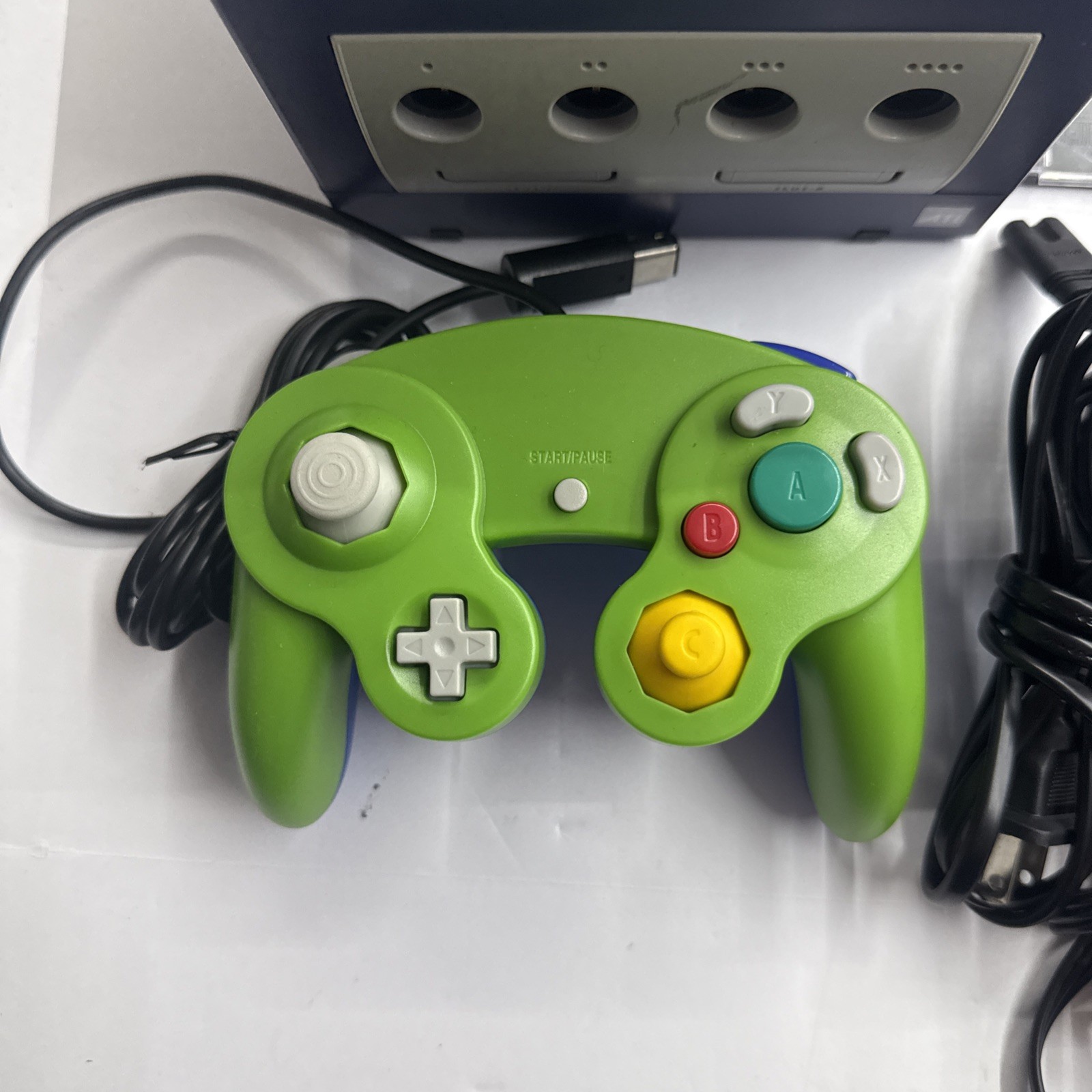 GameCube – Nintendo Console System – Indigo Purple Tested #2939 Discolored