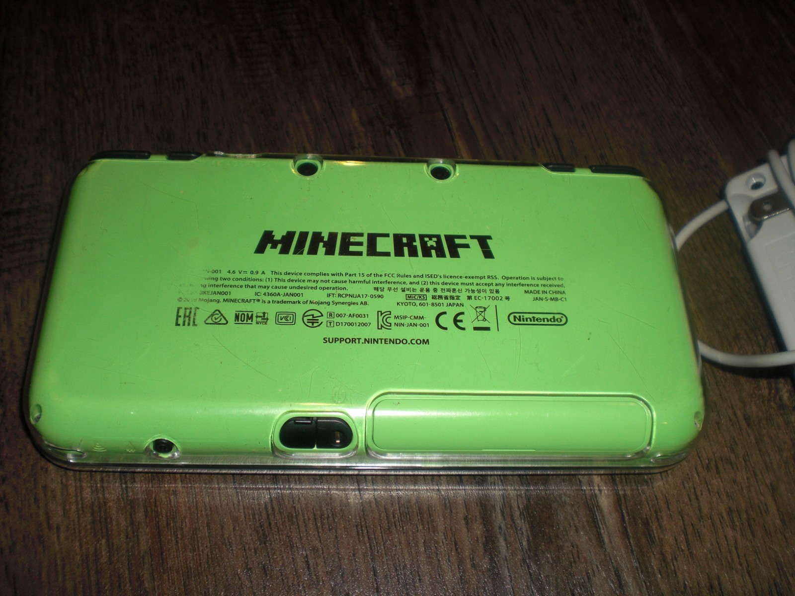 Nintendo 2DS XL LL Minecraft Creeper Console System JP REGION FREE Plays 3DS DS