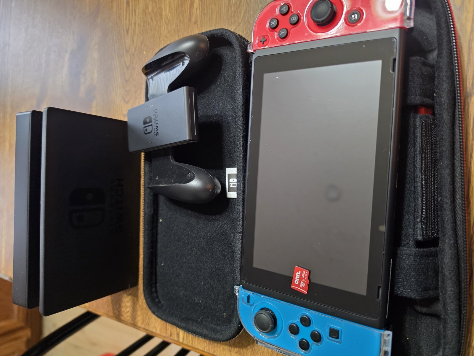 Nintendo Switch 32GB Gray Console with Neon Red and Neon Blue Joy-Con