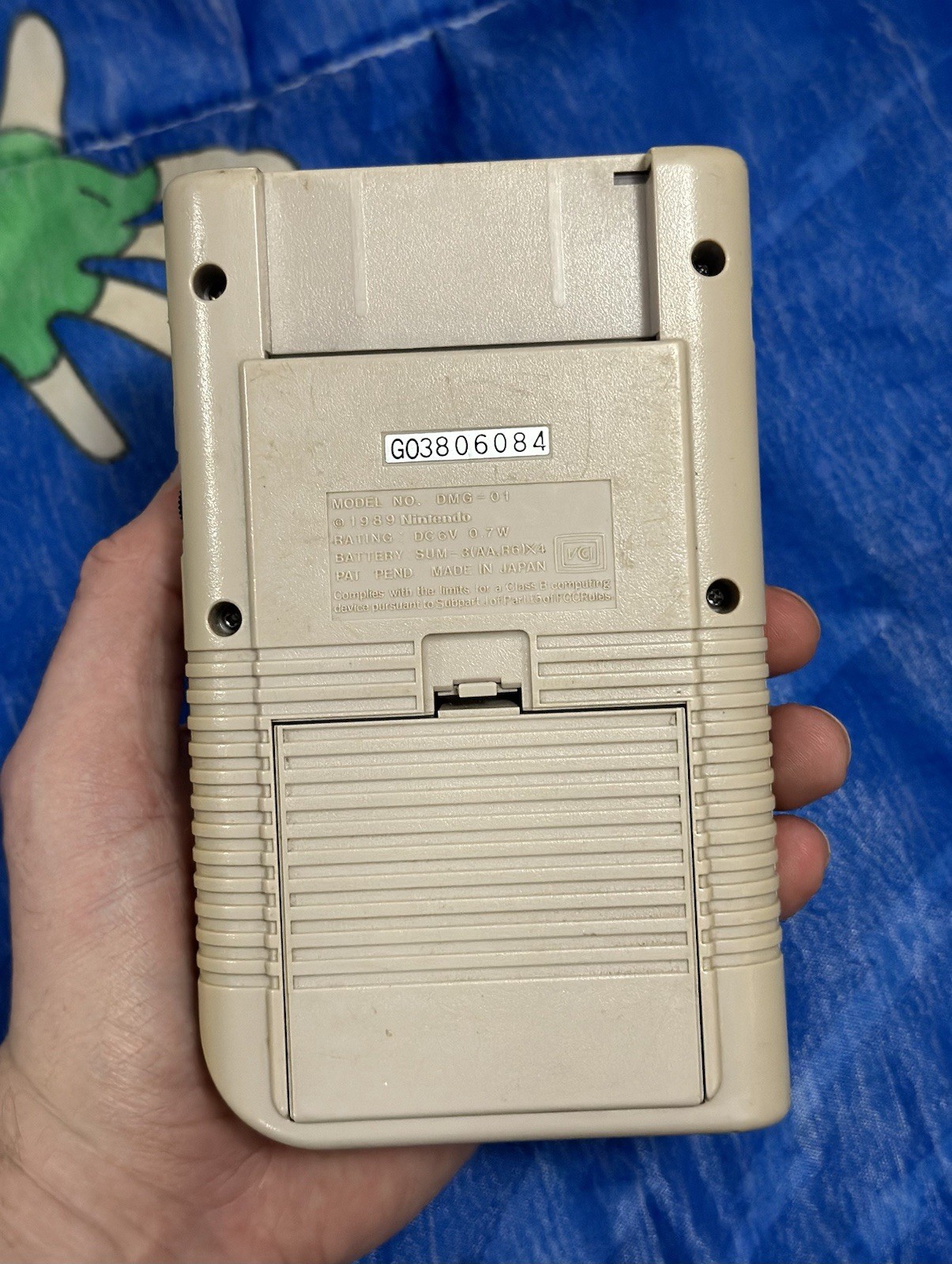 Nintendo GameBoy DMG-01 Original Vintage Handheld 1989 Works Lines Tested