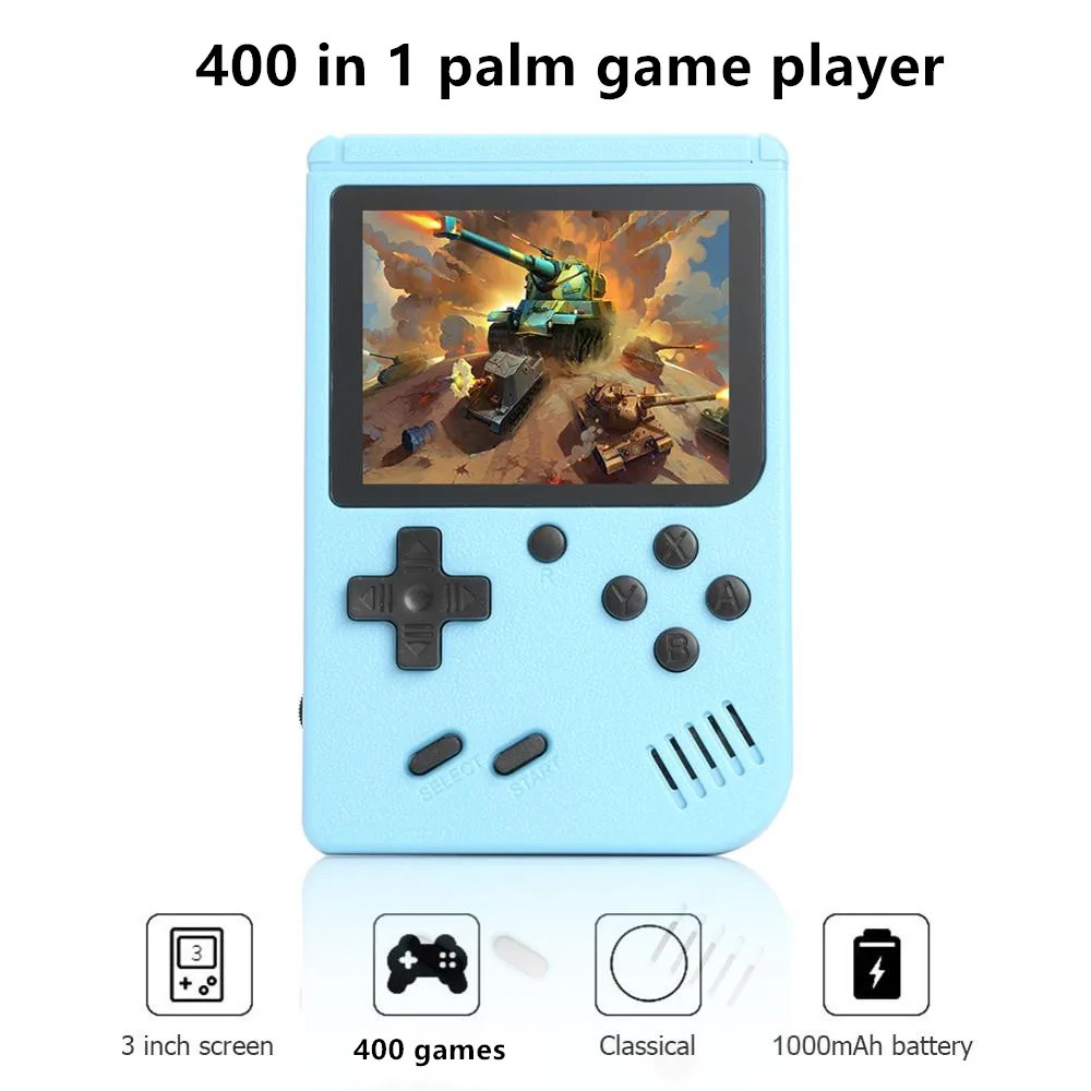 400 In 1 MINI Games Handheld Game Players Portable Retro Video Console Boy 8 Bit