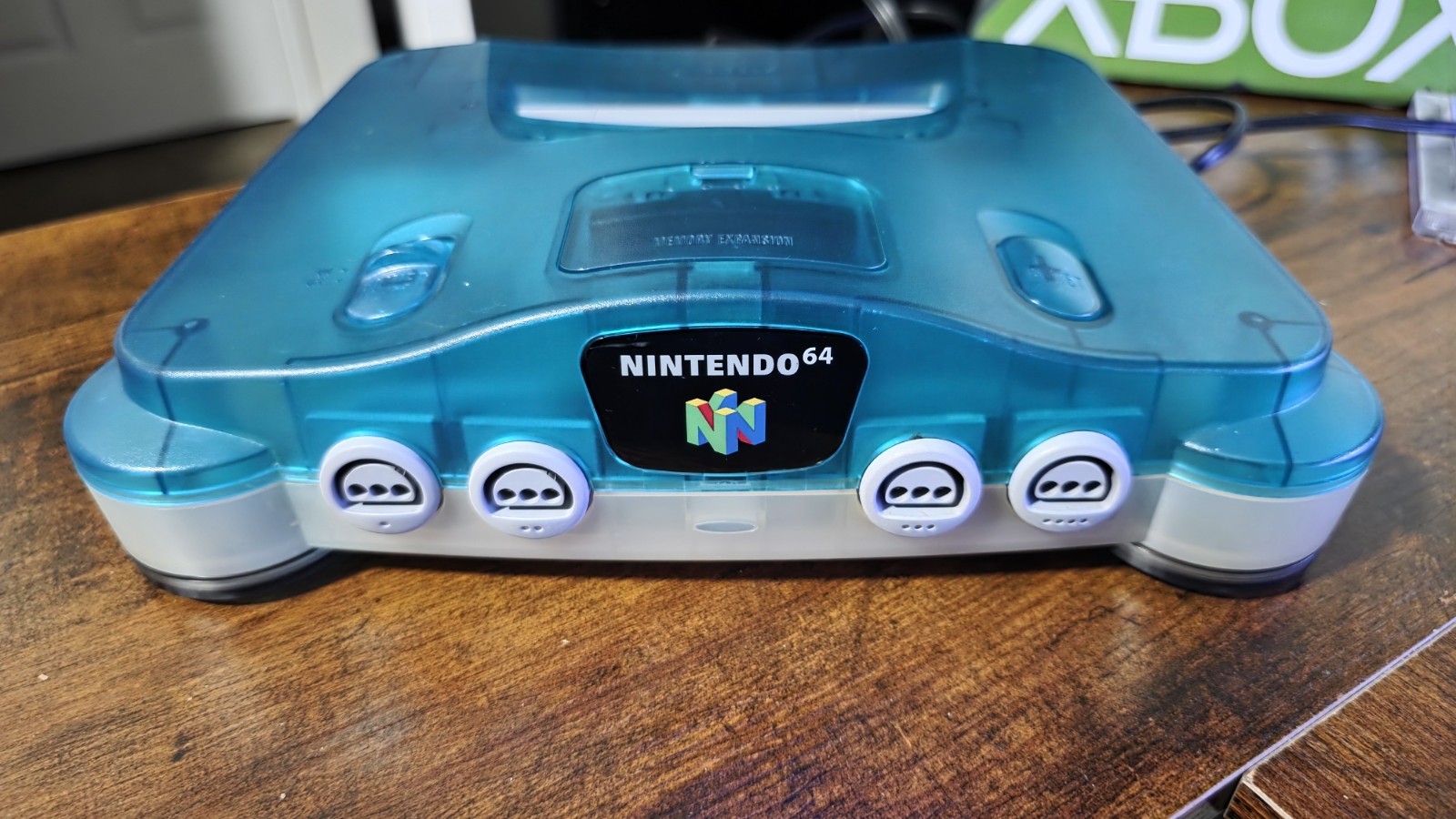 Nintendo 64 N64 Ice Blue Funtastic Console Controller Pak Region Free Bundle