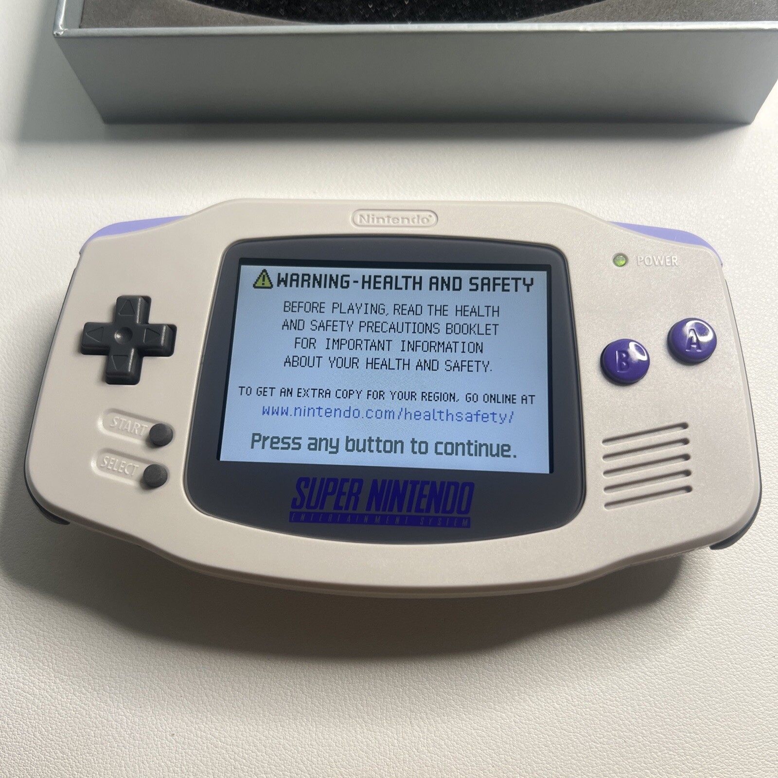 Gameboy Advanced GBA Super Nintendo NES Retro Edition Console W/ LCD Mod
