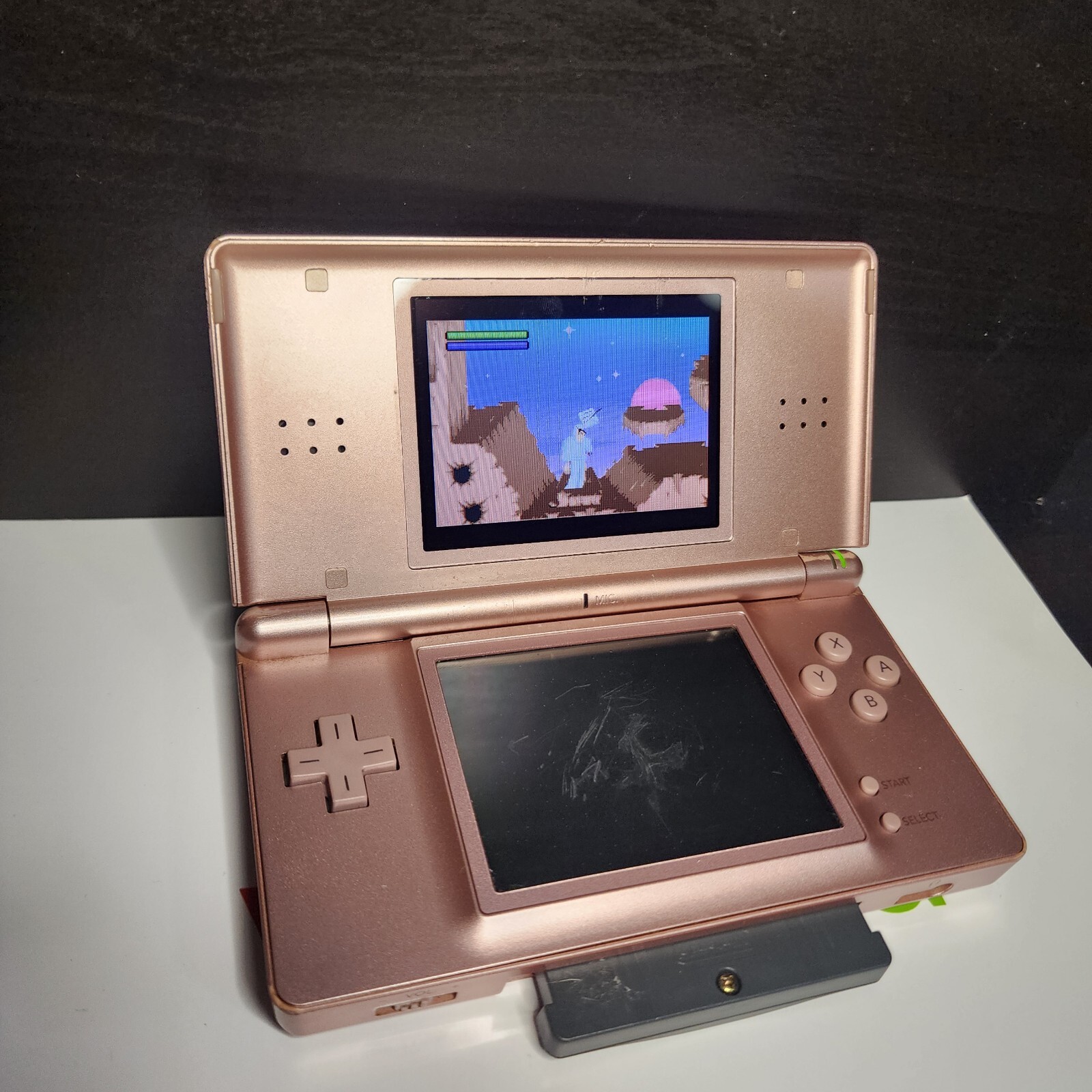 Nintendo DS Lite Console Metallic Rose With Case