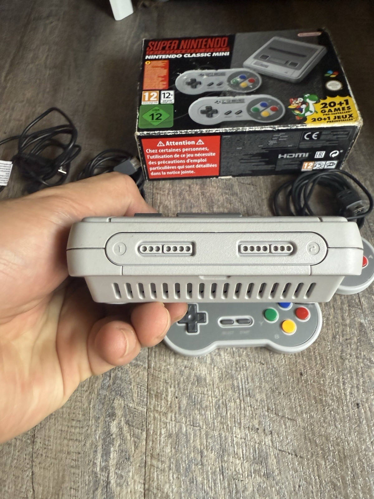 Nintendo SNES Super NES Classic Mini EUropean Ver W/ 8bitdo Wireless Controller