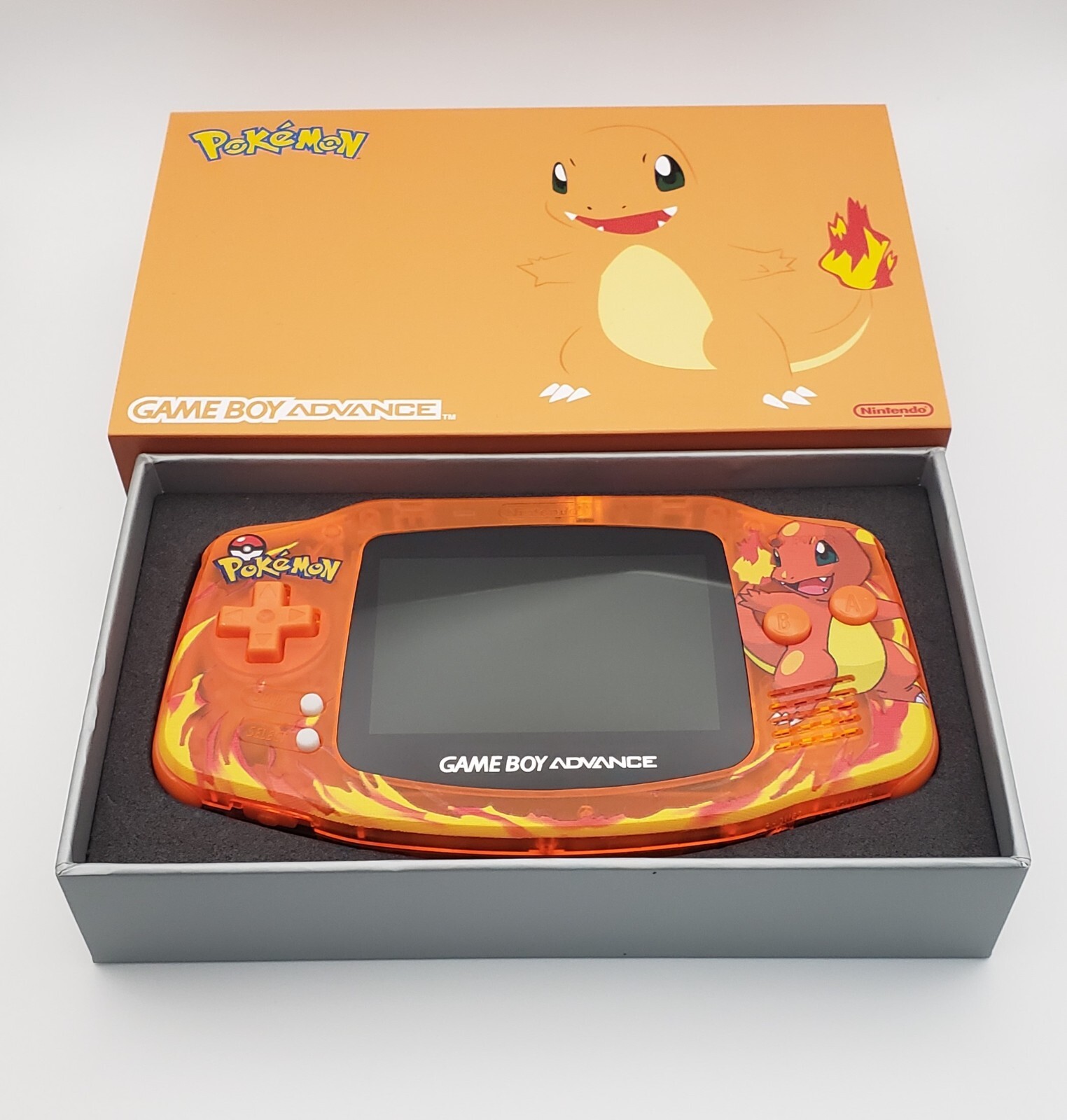 Charmander Game Boy Advance, Funnyplaying Backlit IPS Screen Pokemon Theme