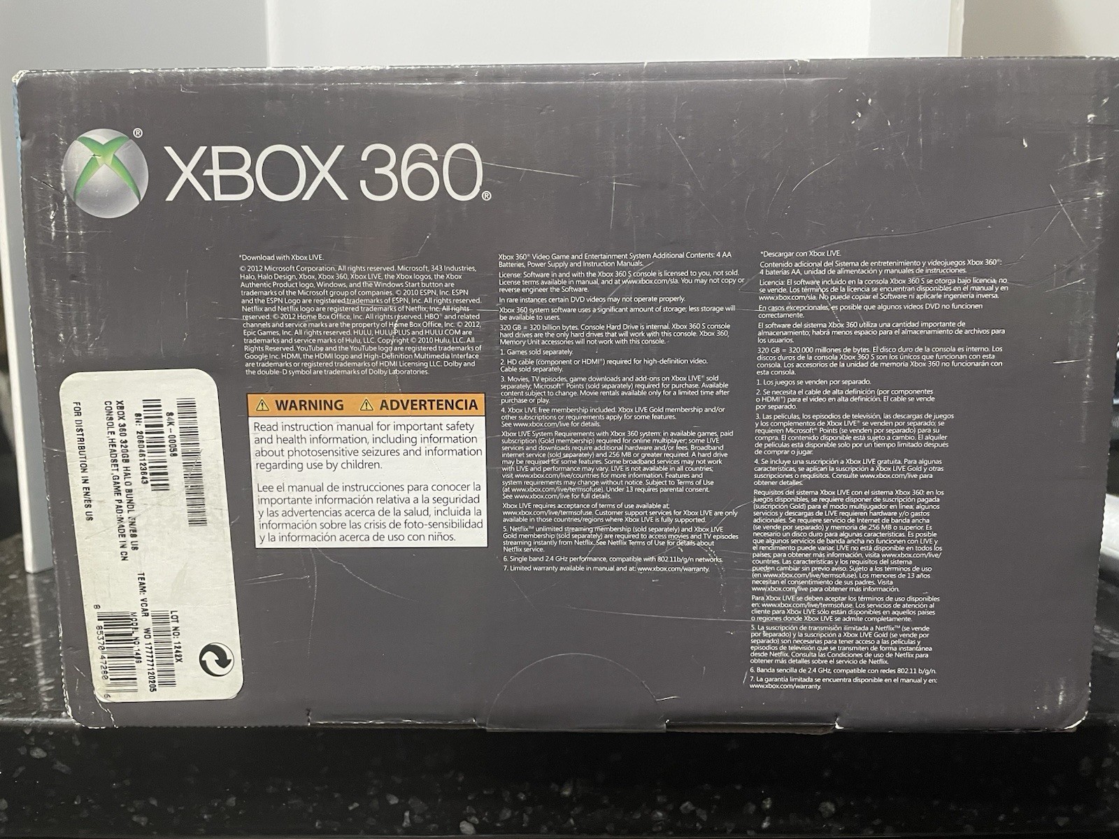 Sealed Xbox 360 Halo 4 Limited Edition Console Microsoft New in Packaging NIB