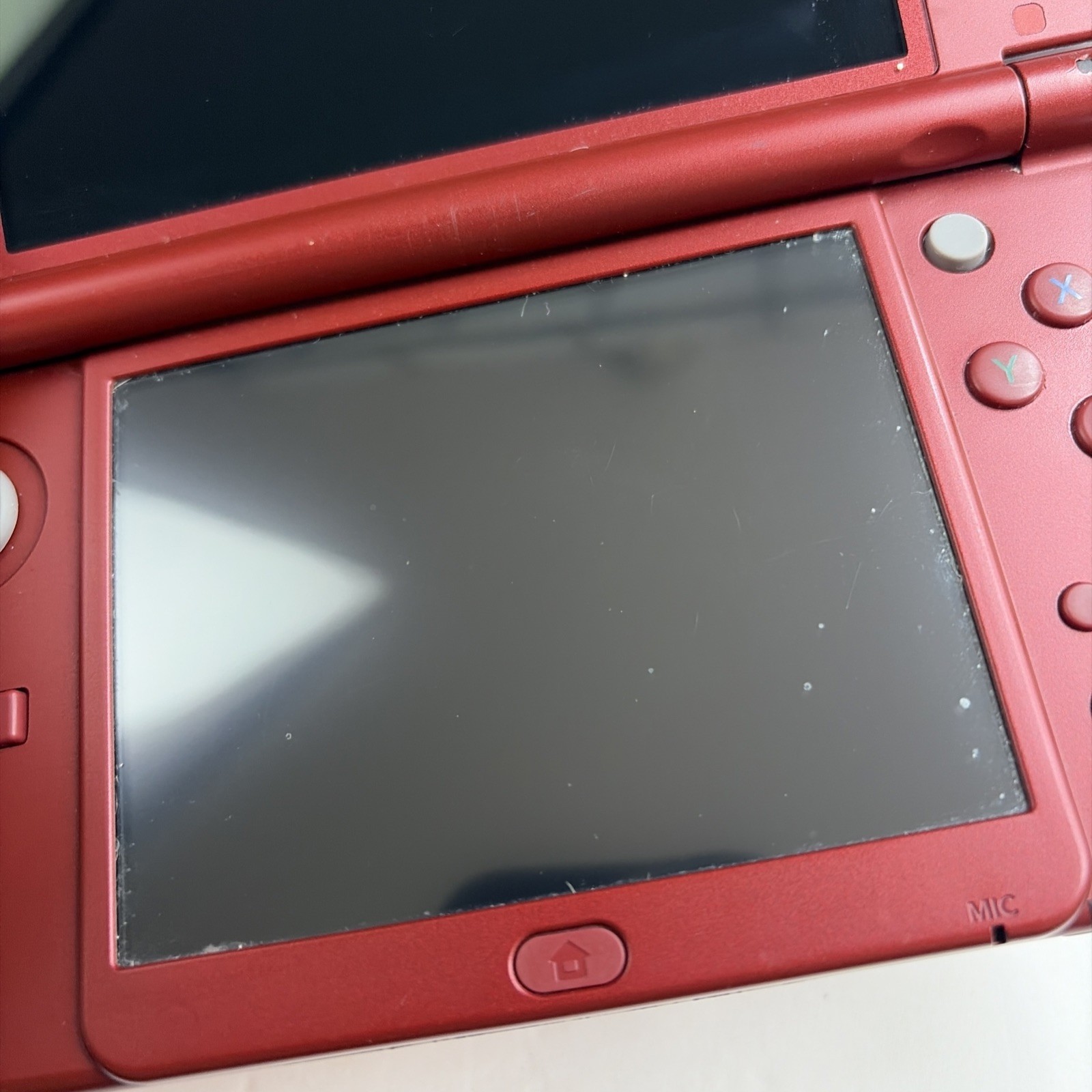 New Nintendo 3DS XL Red Console US Model – Tested! Top IPS W Charger Stylus
