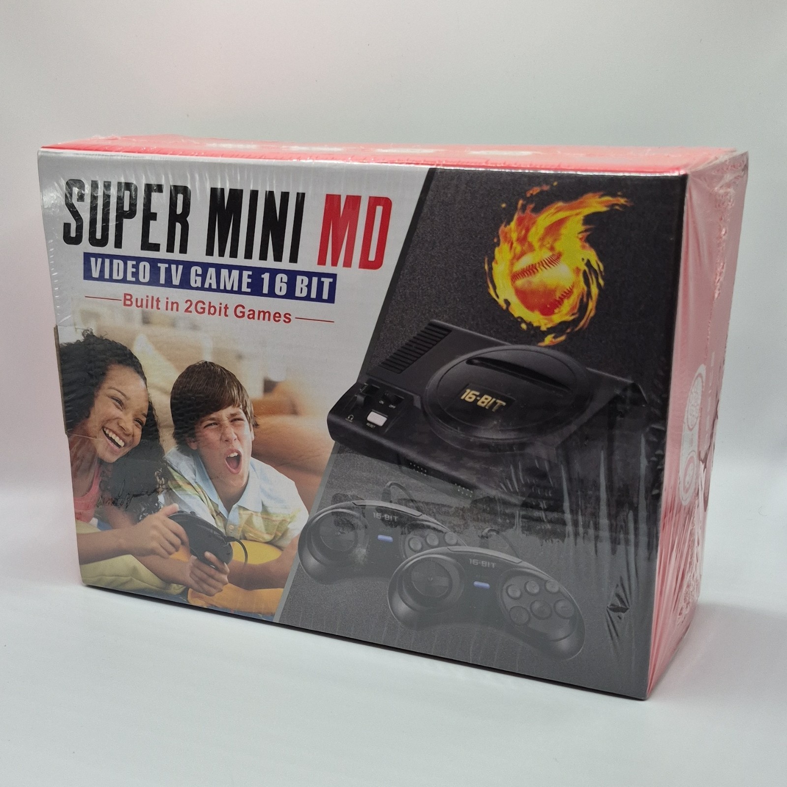 16-Bit Retro Video Game Console Super Mini MD Built-In Games RCA New Sealed