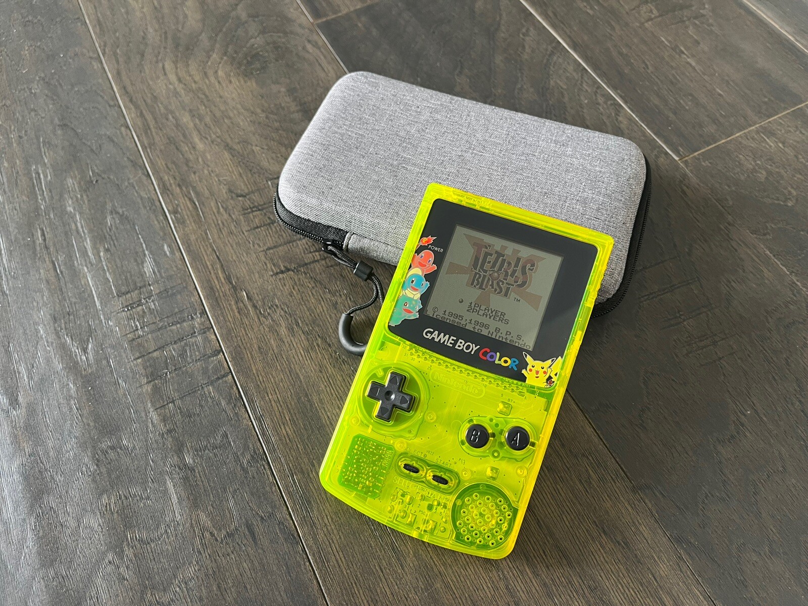 Nintendo GameBoy Color GBC W/ New Shell & Glass Lens – Clear Yellow