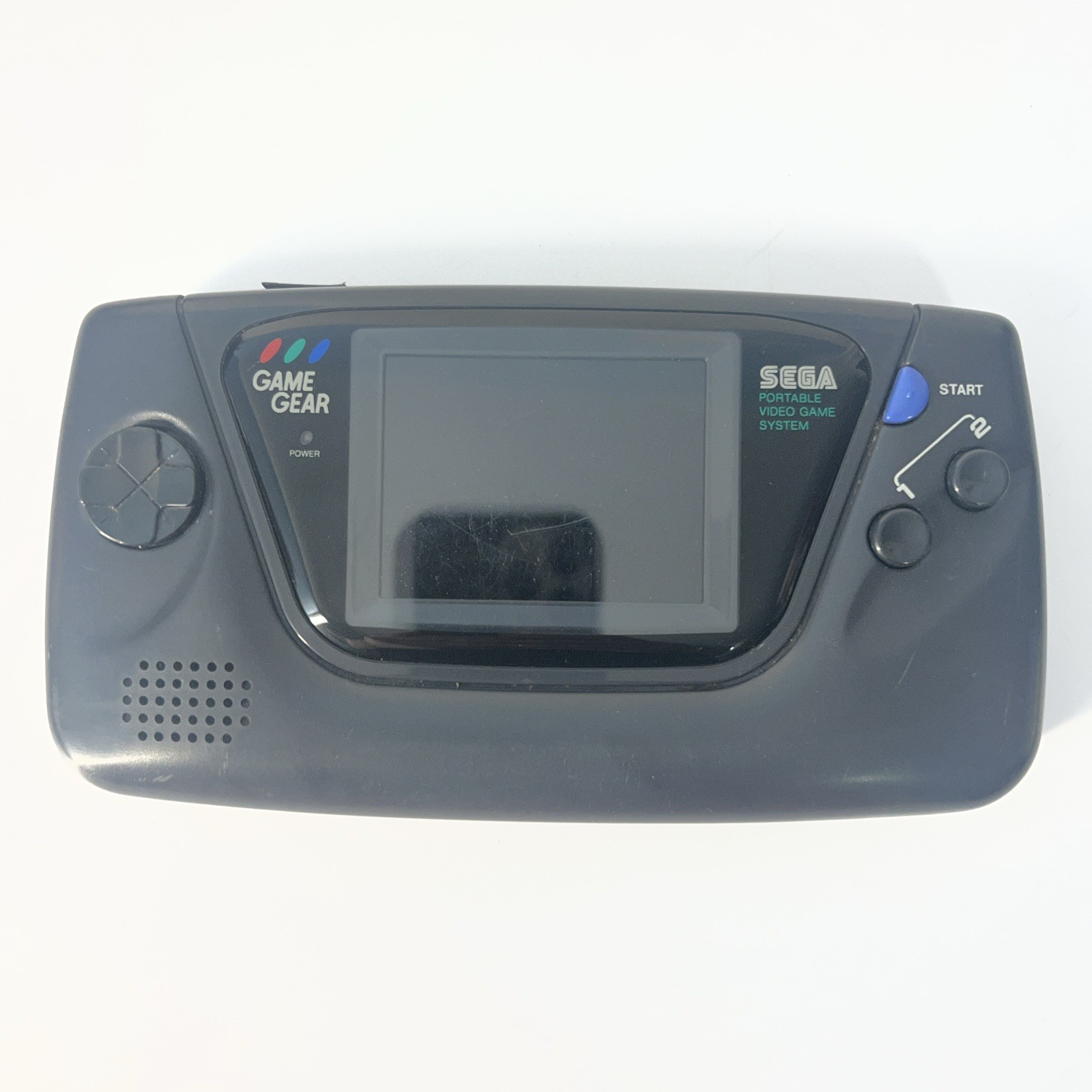 Sega Game Gear Handheld System Black for Parts or Repair