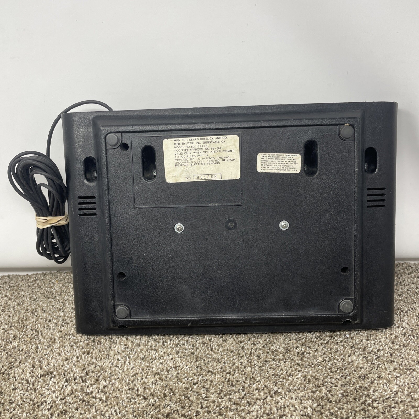 Atari CX2600 Sears Video Arcade ‘Heavy Sixer’ Console Sunnyvale *RARE!!*