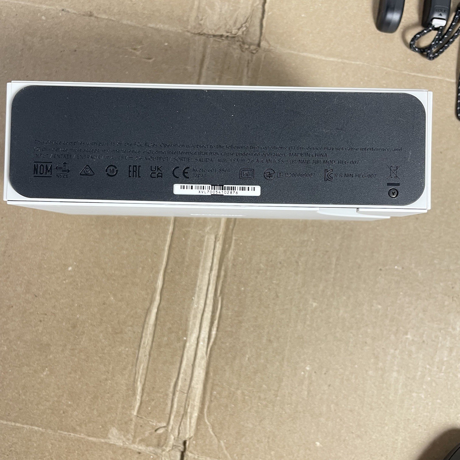 Nintendo Switch OLED HEG-001 Console with White Joycons. Tested!